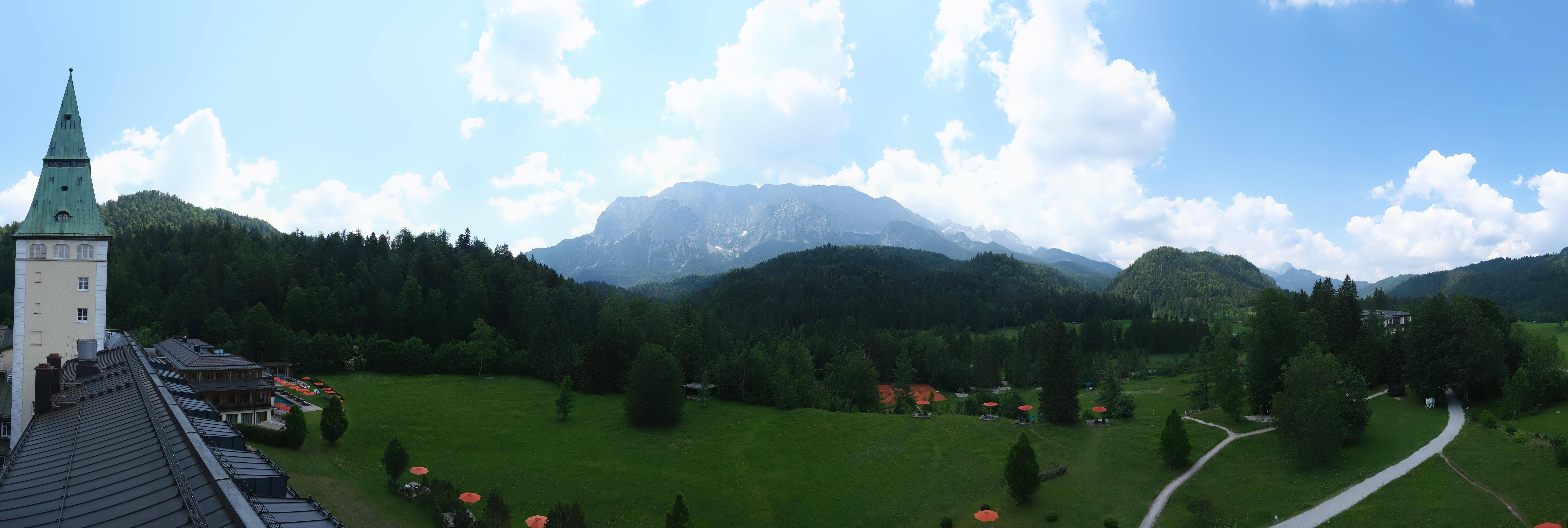 Archiv Foto Webcam Garmisch-Partenkirchen: Schloss Elmau
