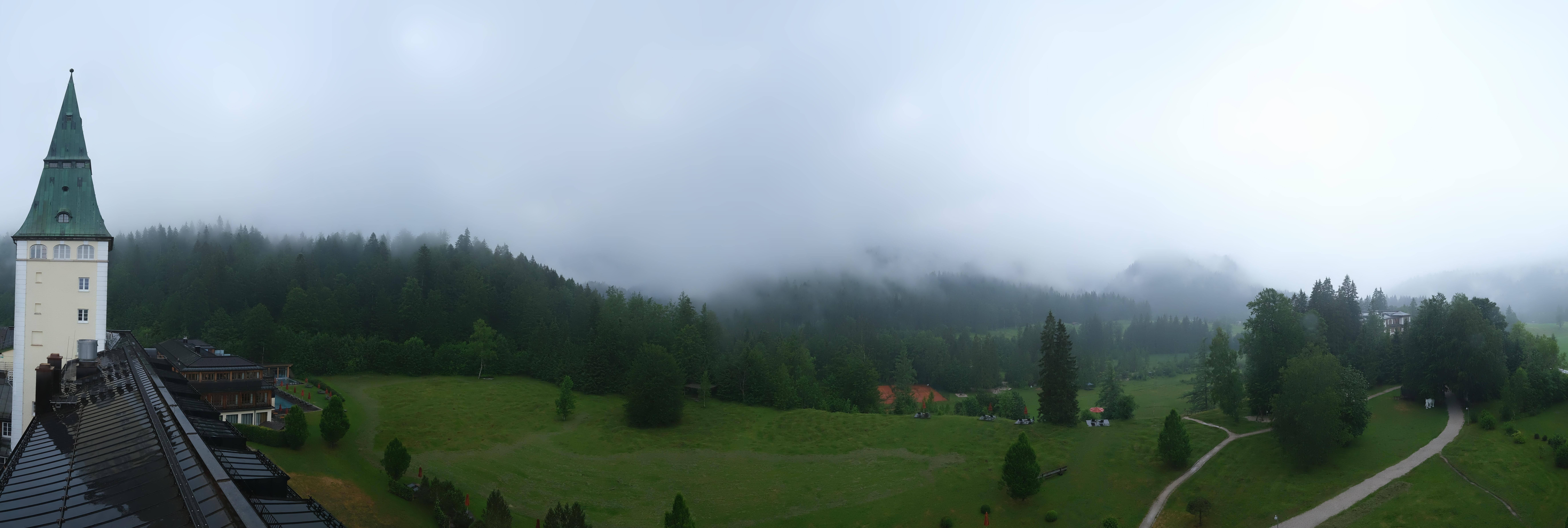 Archiv Foto Webcam Garmisch-Partenkirchen: Schloss Elmau