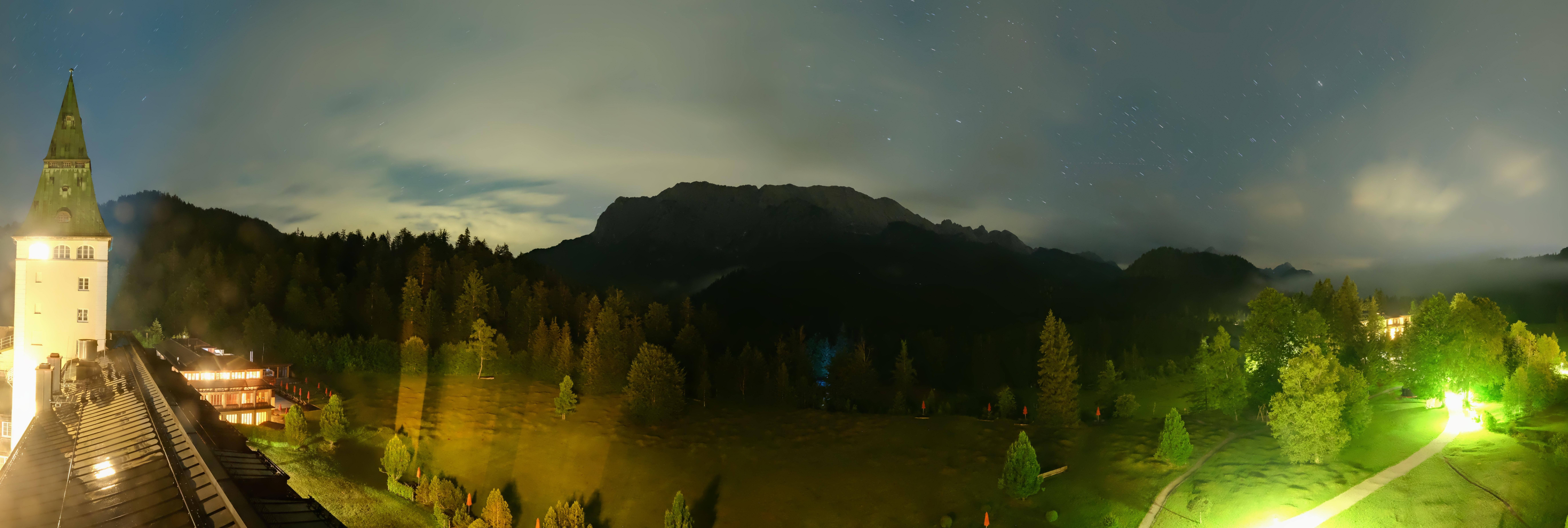 Archived image Webcam Schloss Elmau Luxury Spa Retreat