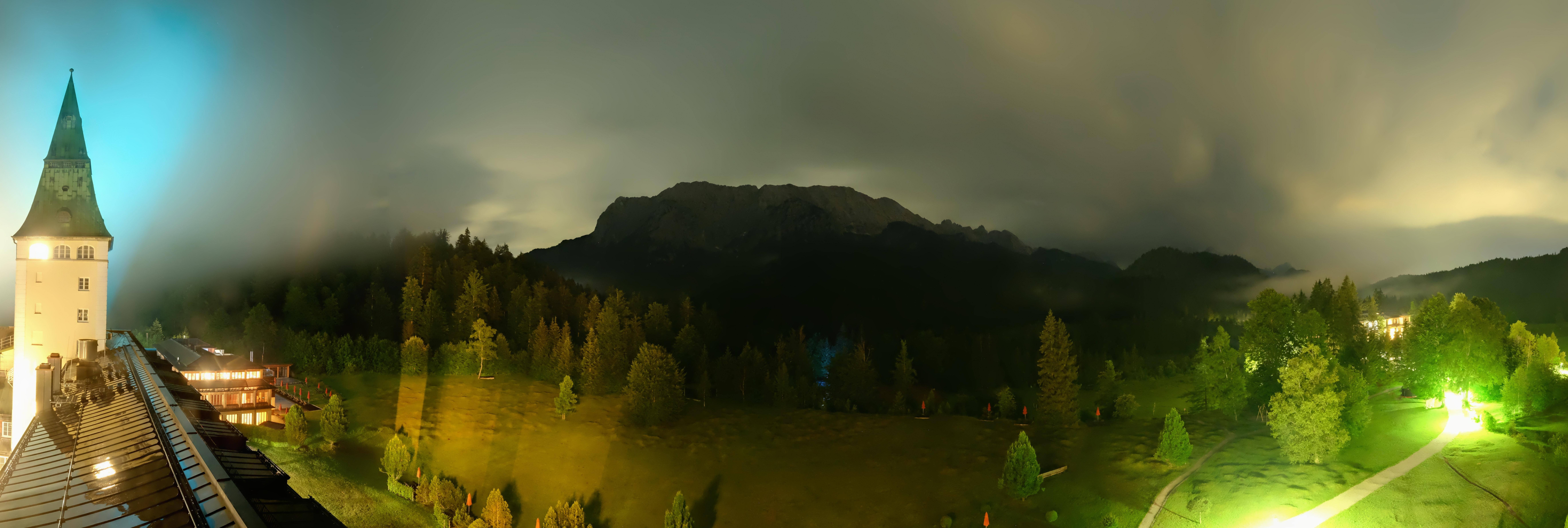 Archived image Webcam Schloss Elmau Luxury Spa Retreat
