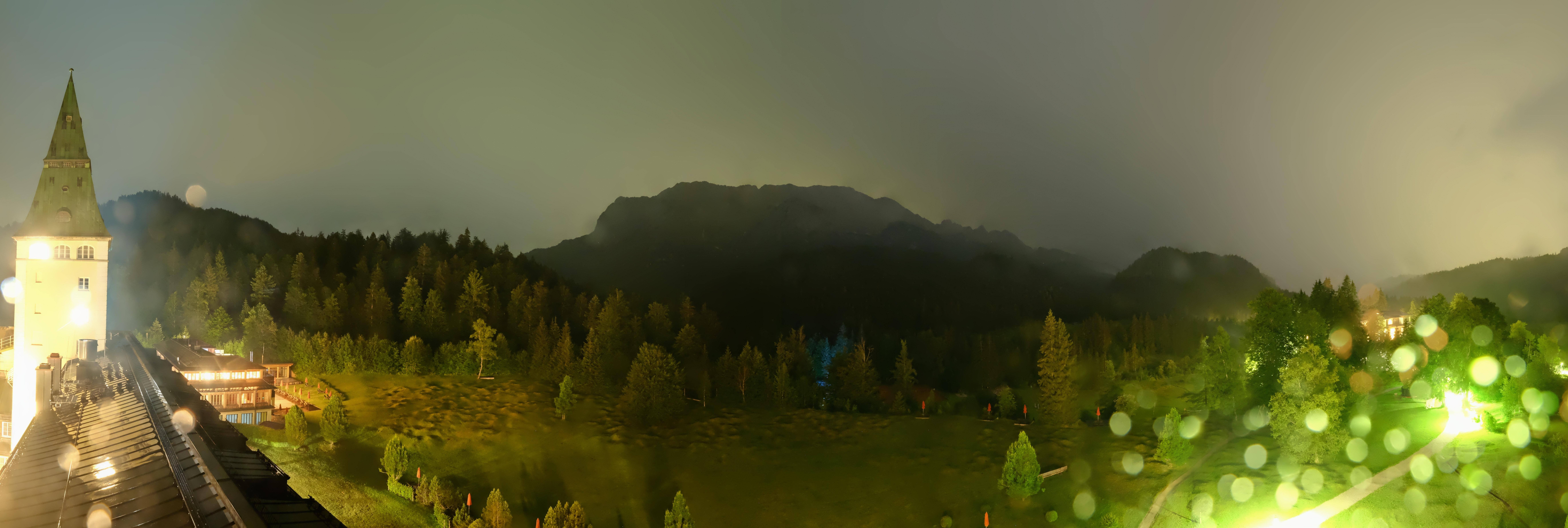 Archived image Webcam Schloss Elmau Luxury Spa Retreat