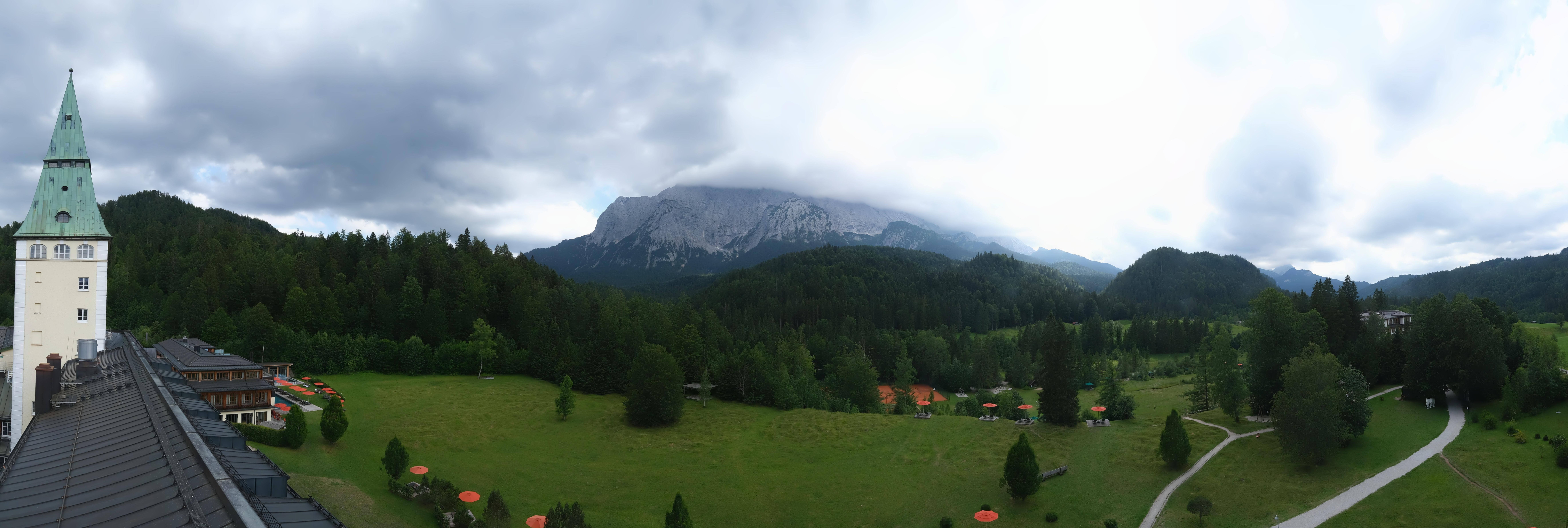 Archived image Webcam Schloss Elmau Luxury Spa Retreat
