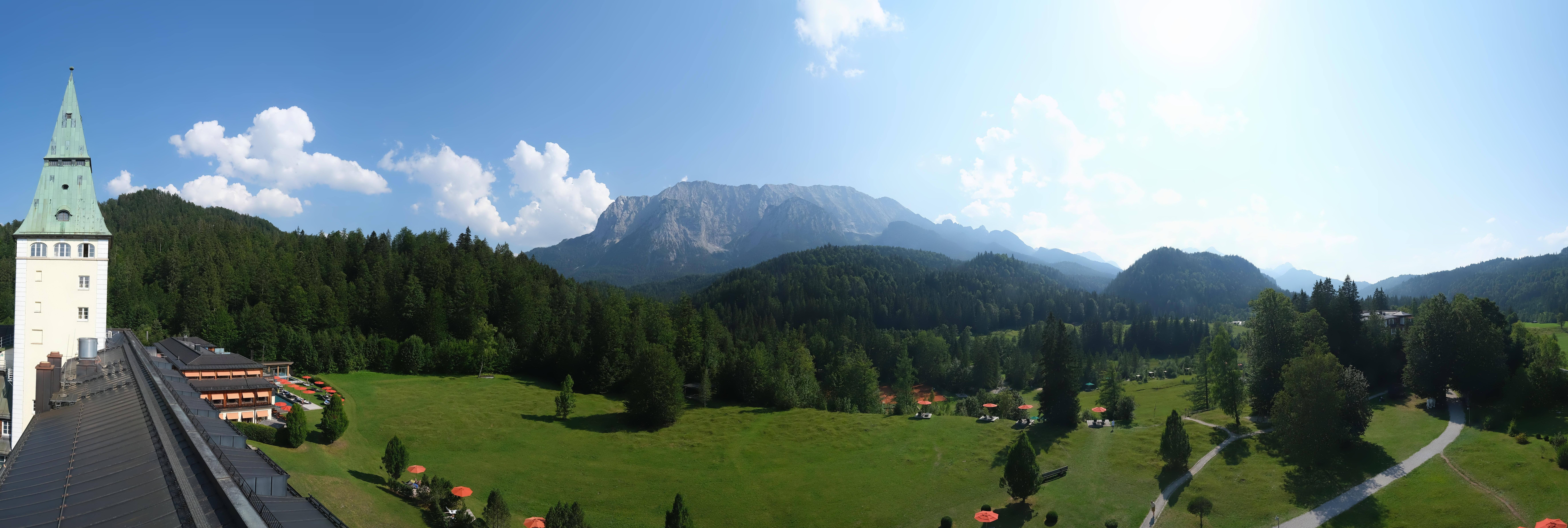 Archived image Webcam Schloss Elmau Luxury Spa Retreat