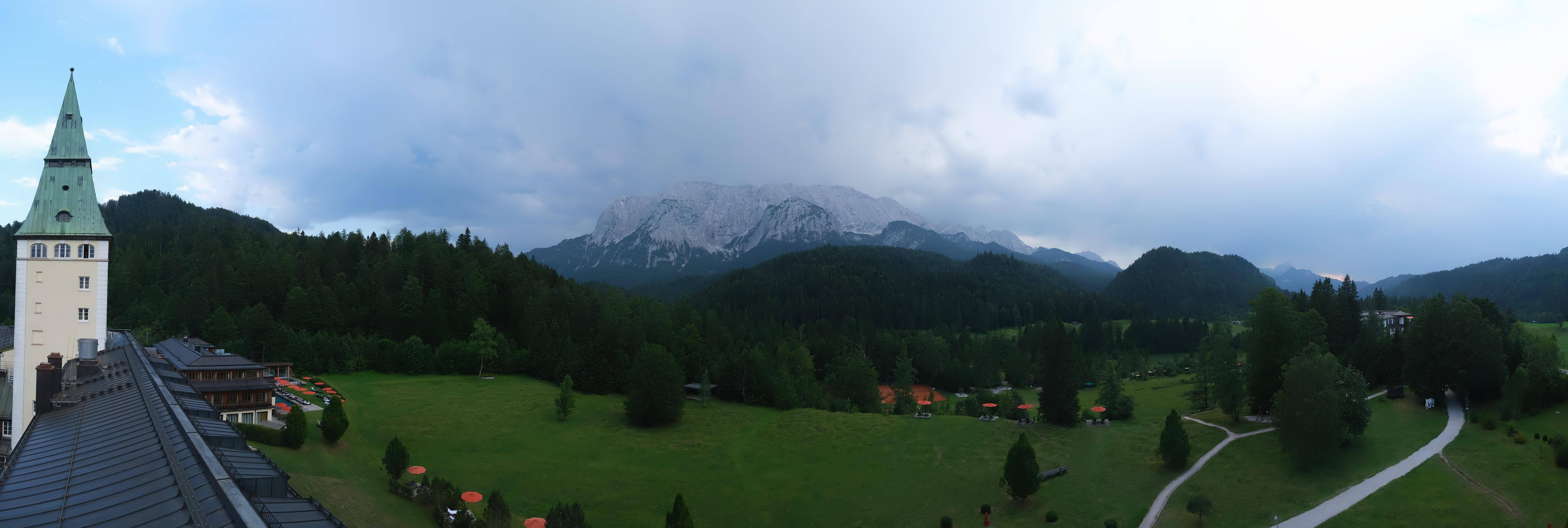 Archived image Webcam Schloss Elmau Luxury Spa Retreat
