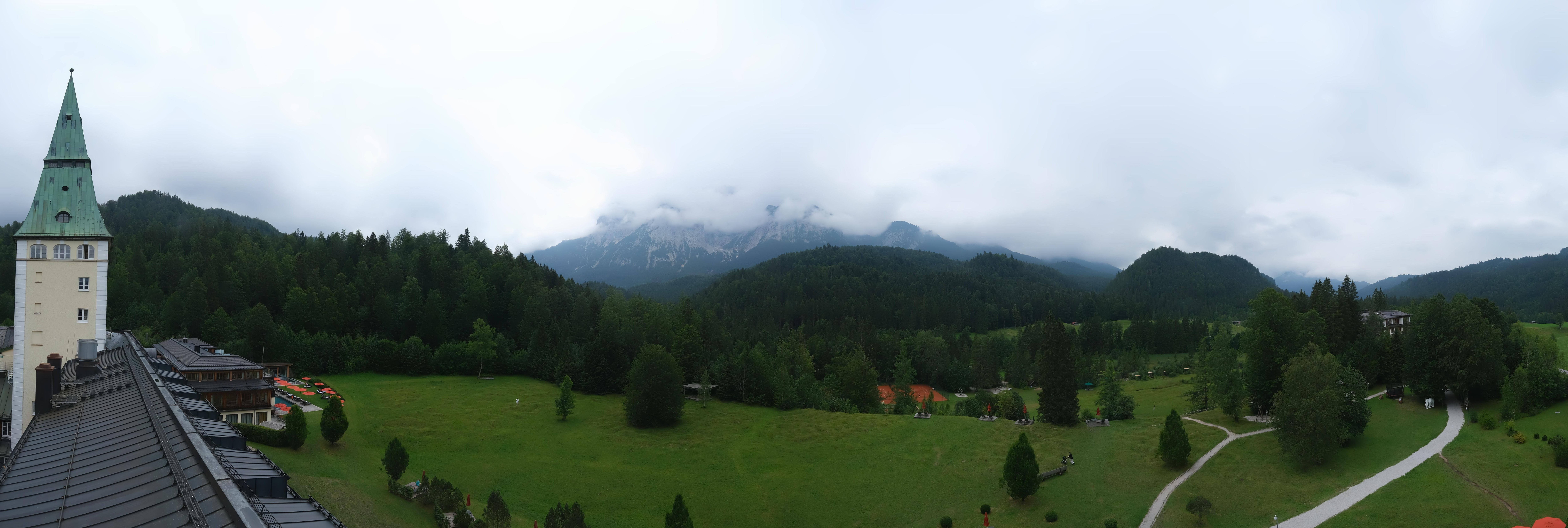 Archiv Foto Webcam Garmisch-Partenkirchen: Schloss Elmau