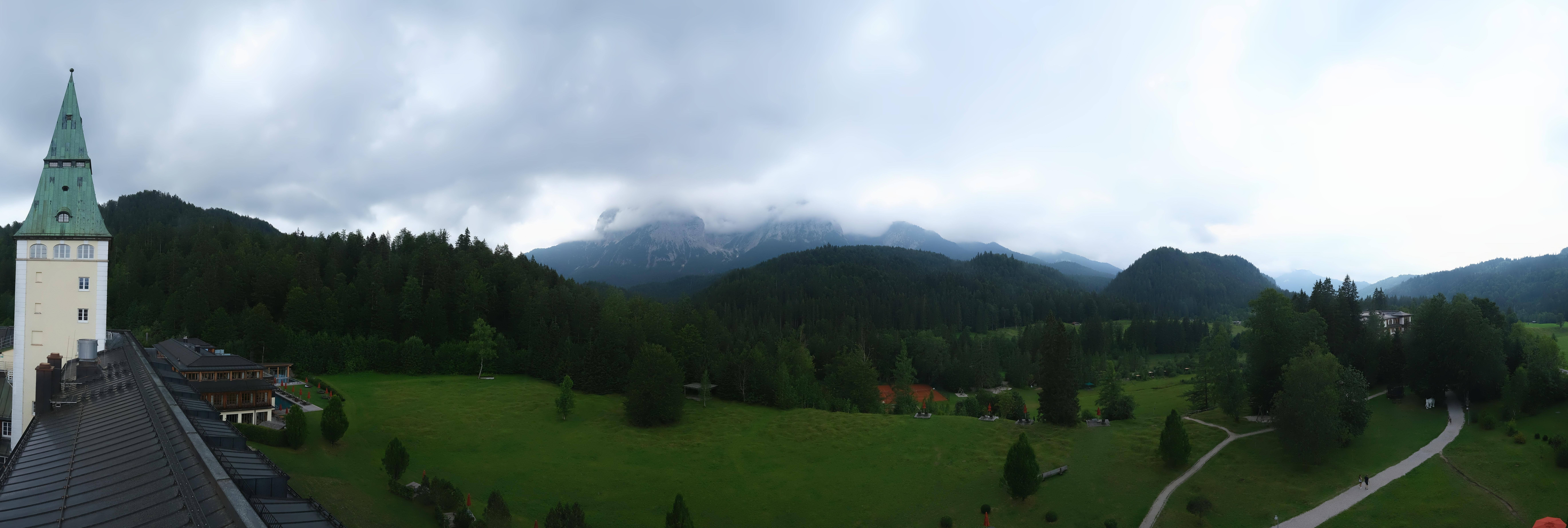 Archiv Foto Webcam Garmisch-Partenkirchen: Schloss Elmau