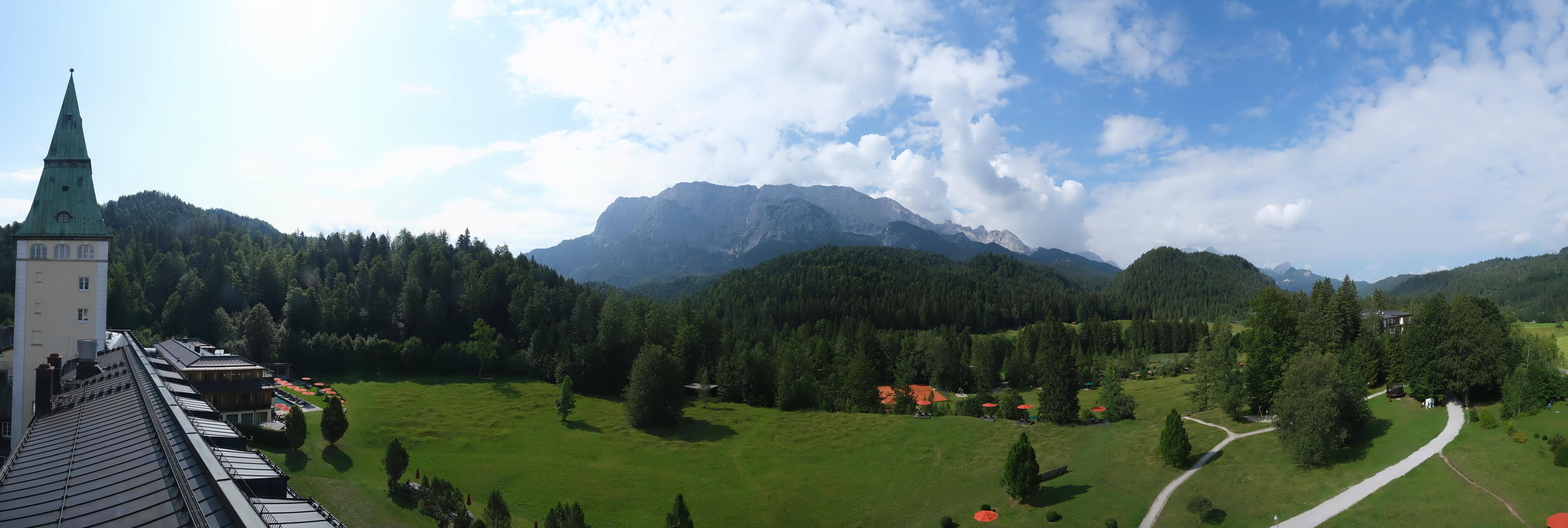 Archiv Foto Webcam Garmisch-Partenkirchen: Schloss Elmau