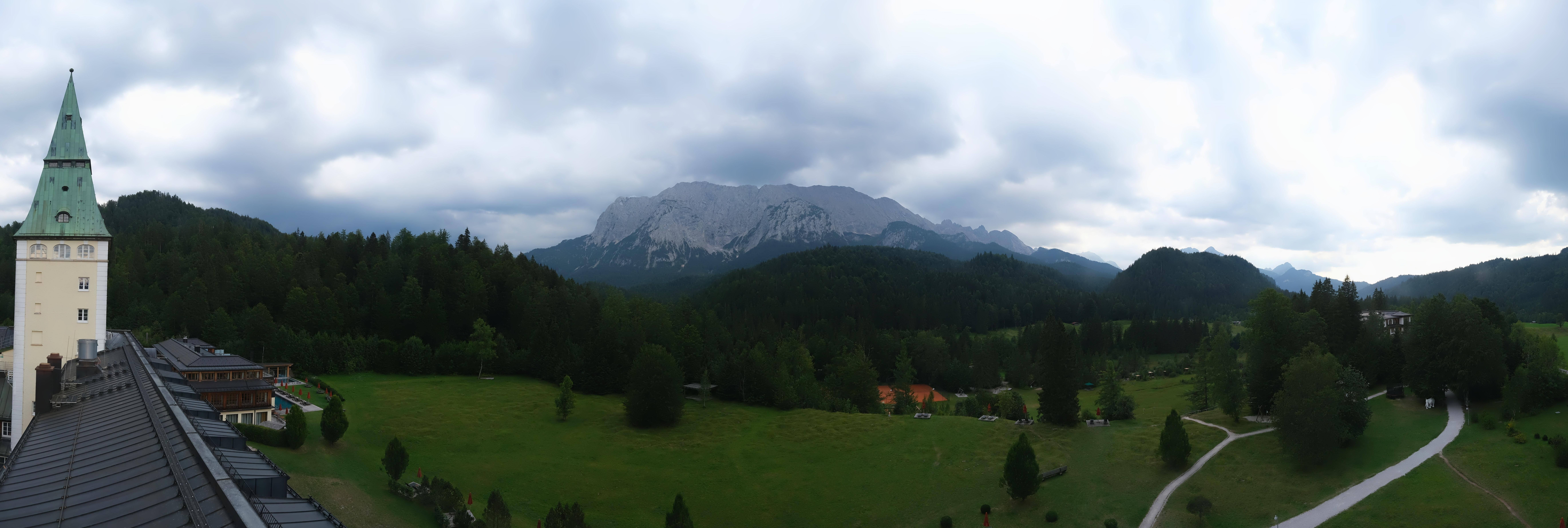 Archived image Webcam Schloss Elmau Luxury Spa Retreat