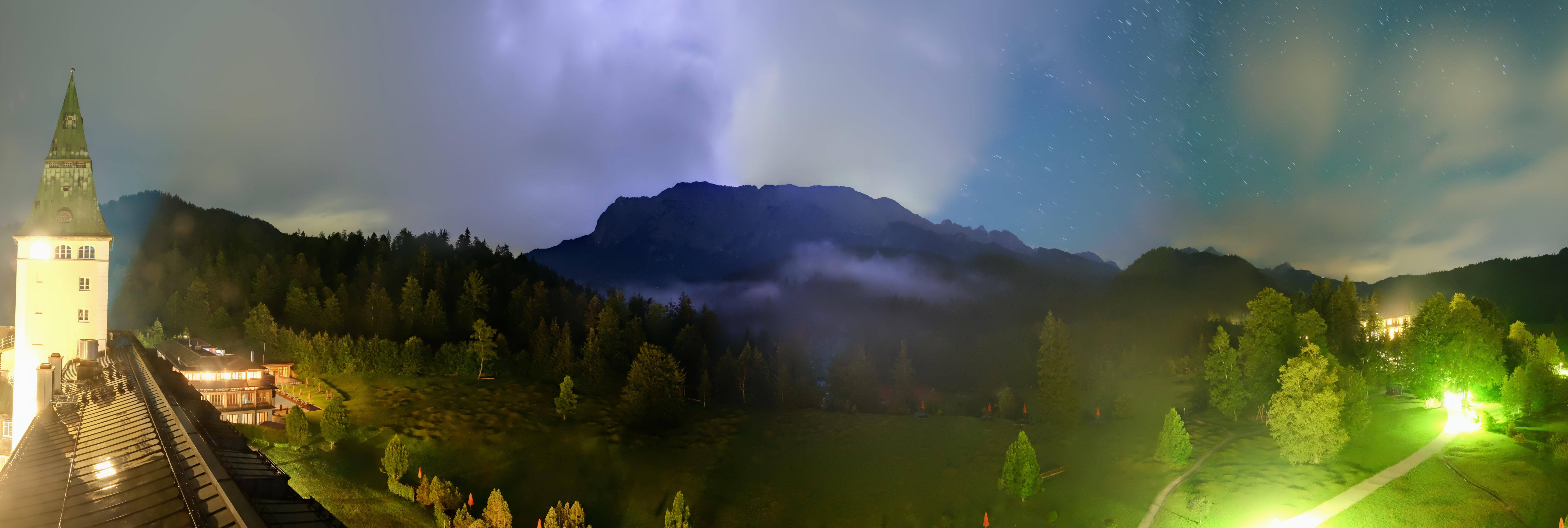 Archived image Webcam Schloss Elmau Luxury Spa Retreat