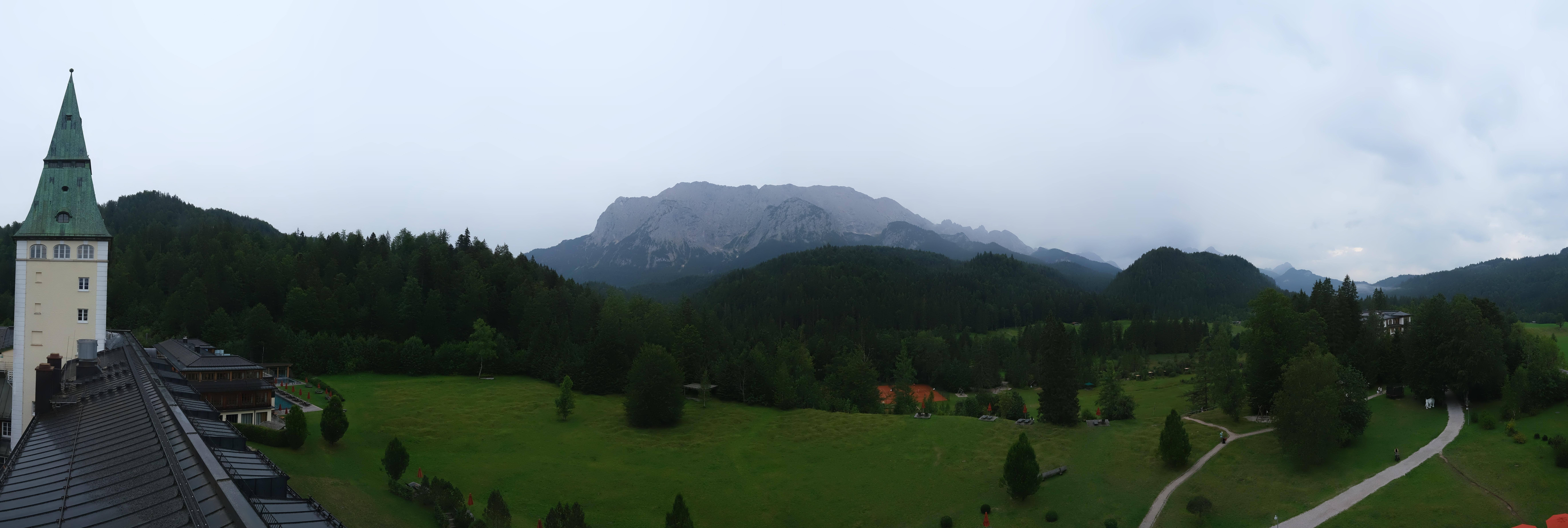 Archived image Webcam Schloss Elmau Luxury Spa Retreat