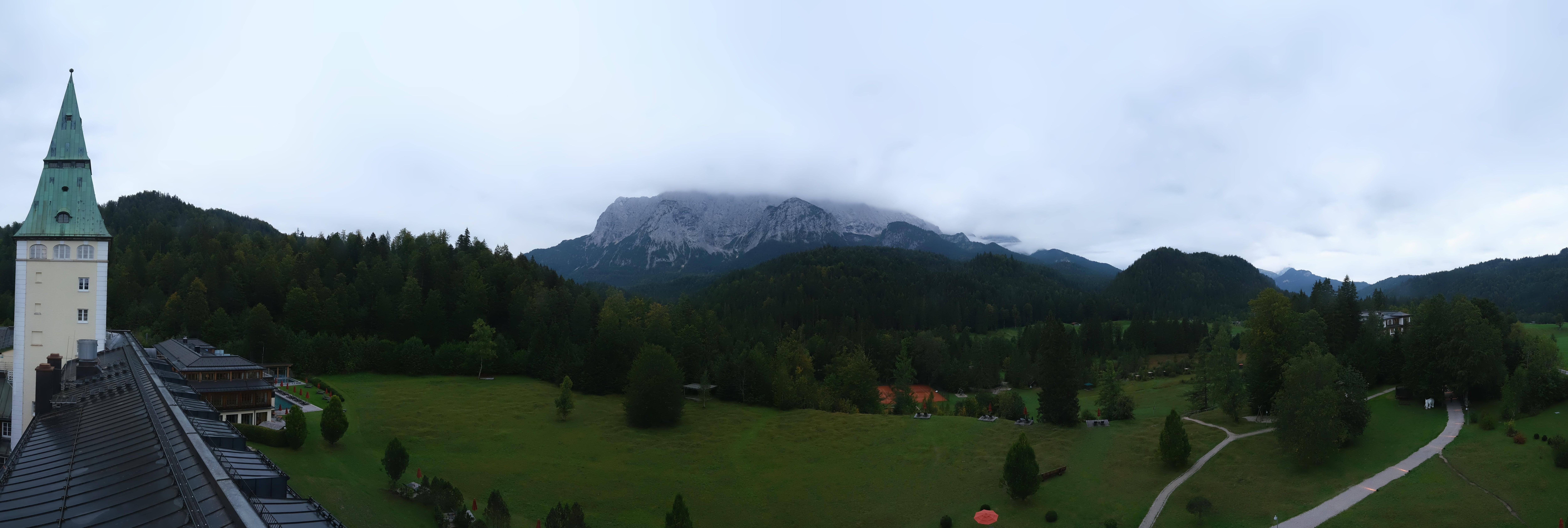 Archived image Webcam Schloss Elmau Luxury Spa Retreat