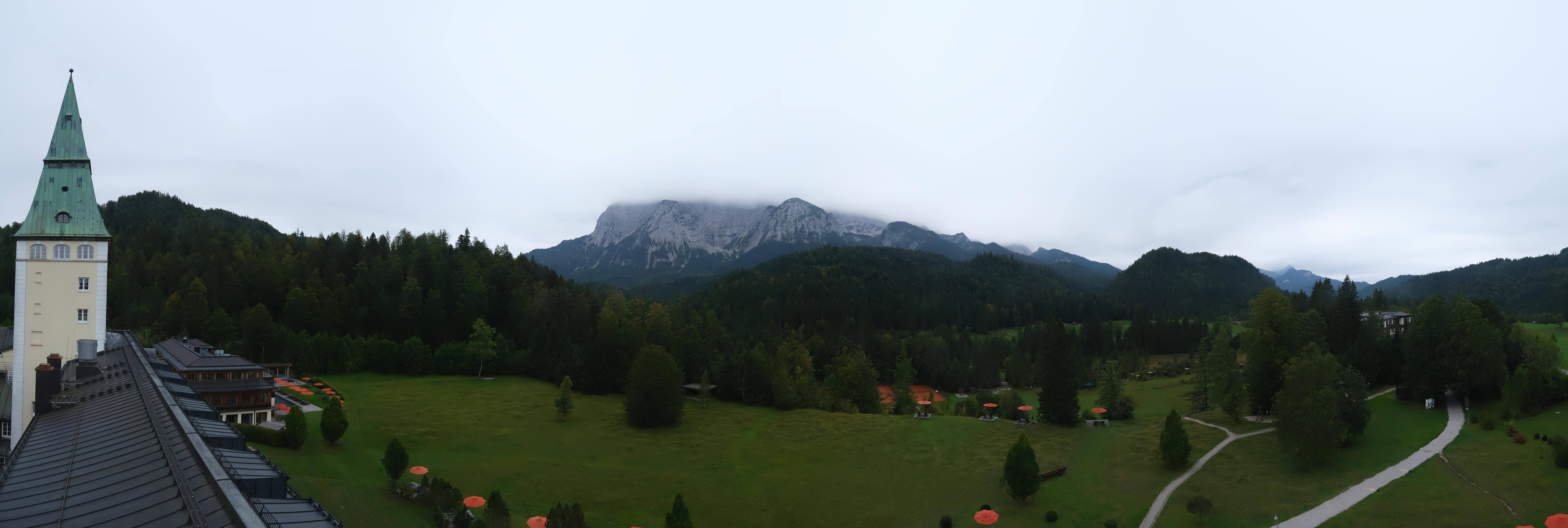 Archived image Webcam Schloss Elmau Luxury Spa Retreat