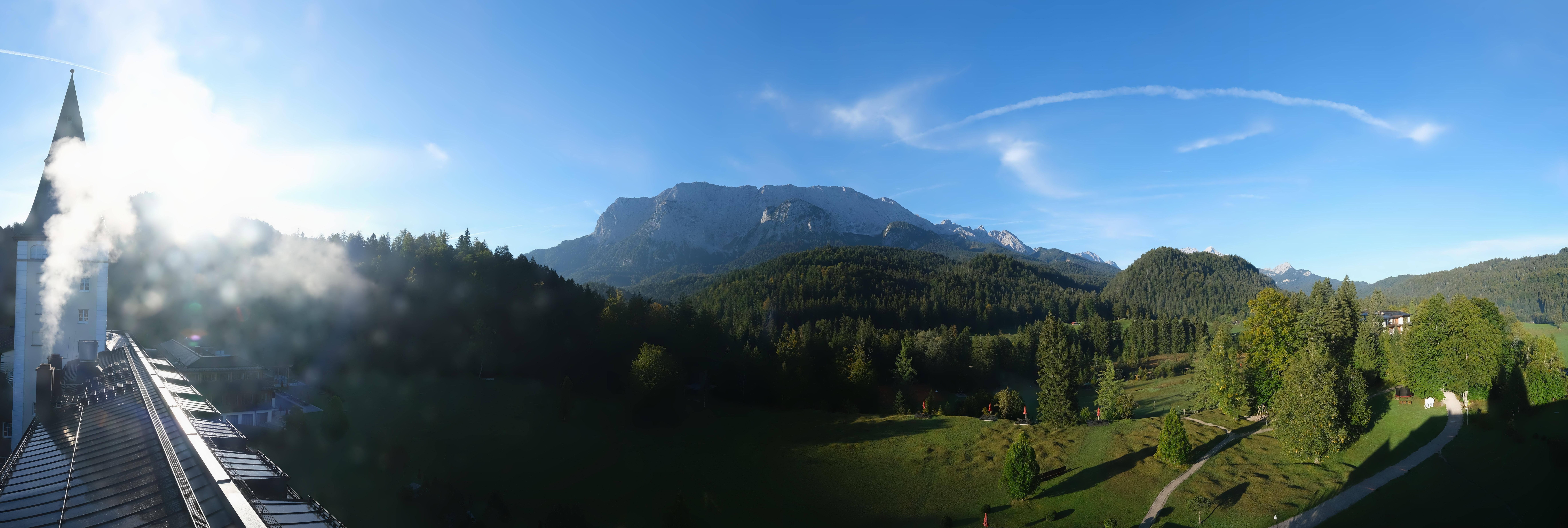 Archived image Webcam Schloss Elmau Luxury Spa Retreat
