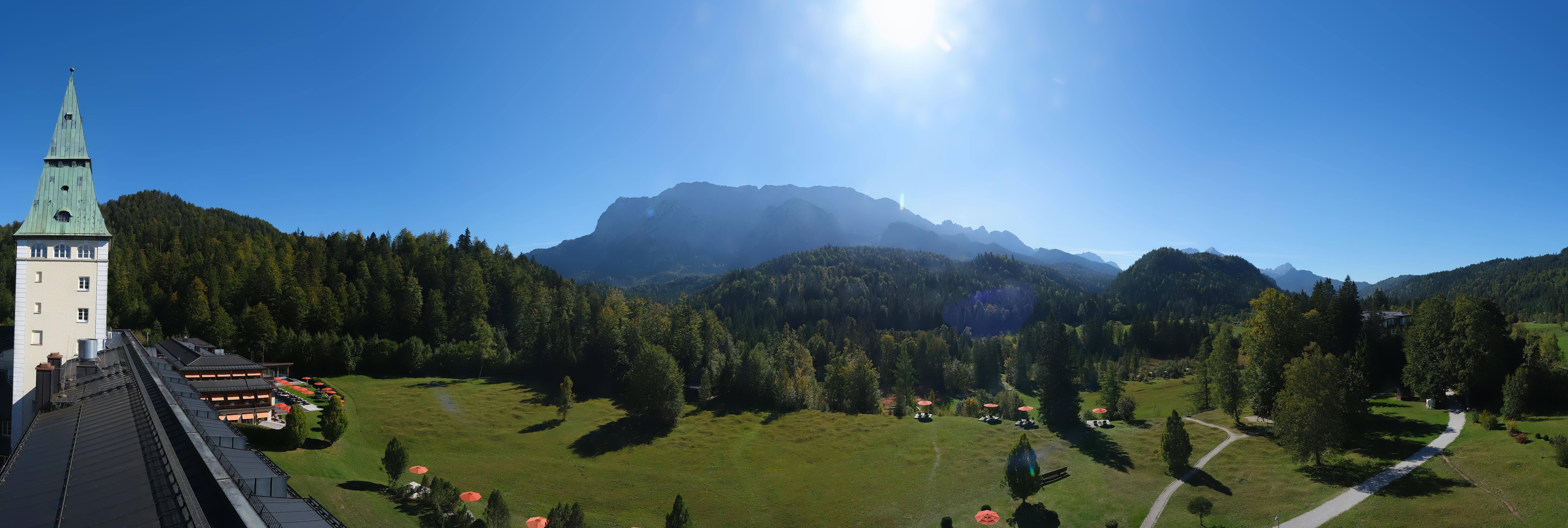 Archiv Foto Webcam Garmisch-Partenkirchen: Schloss Elmau