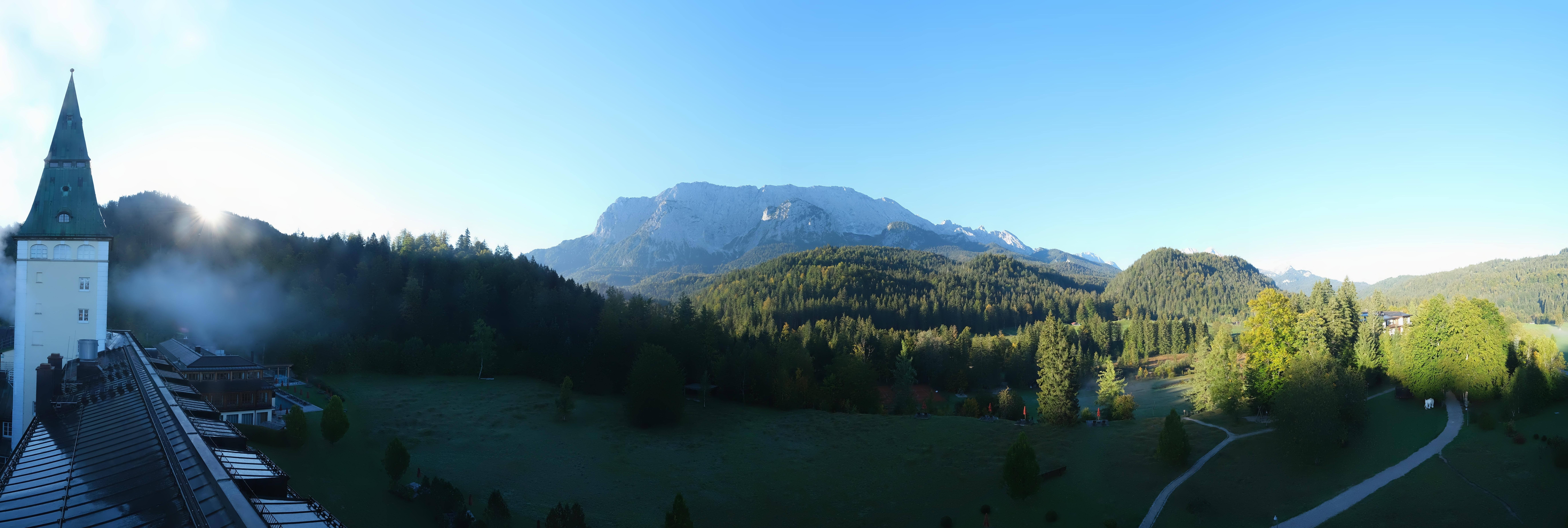 Archiv Foto Webcam Garmisch-Partenkirchen: Schloss Elmau