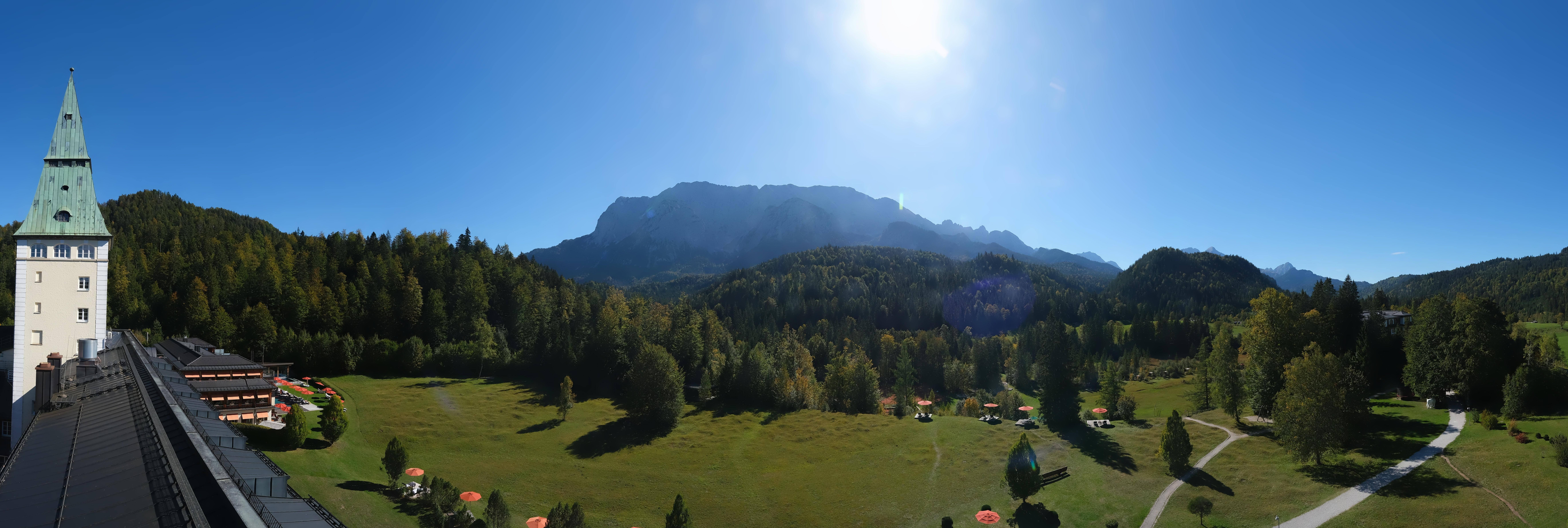 Archiv Foto Webcam Garmisch-Partenkirchen: Schloss Elmau