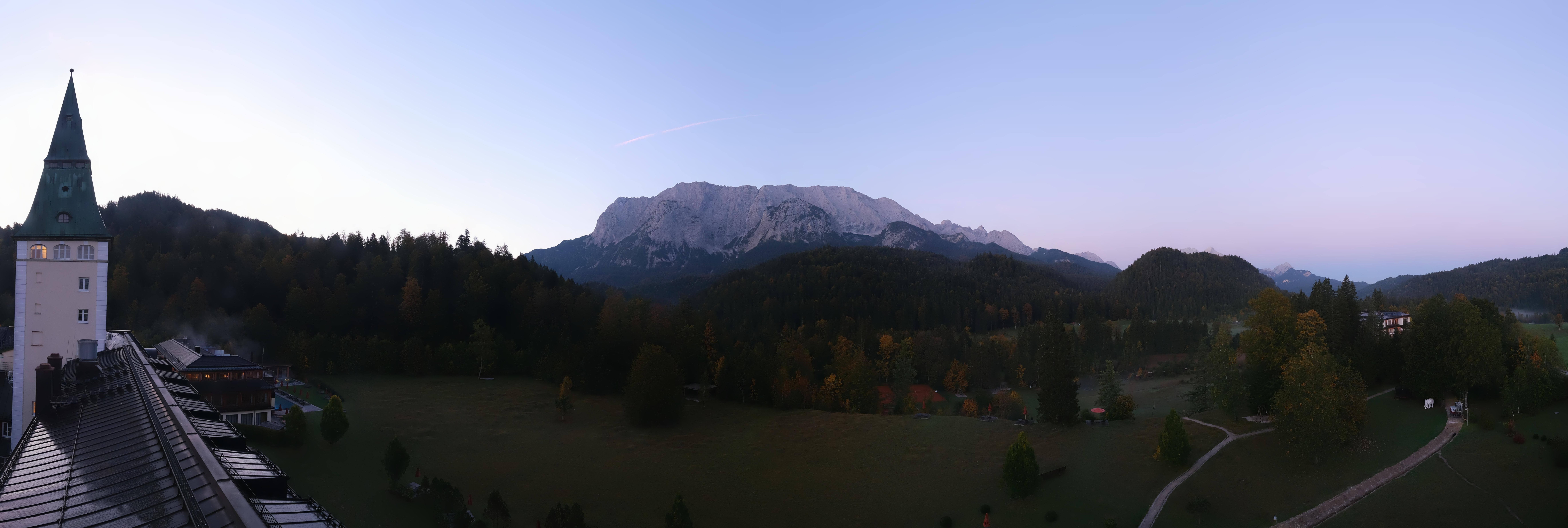 Archived image Webcam Schloss Elmau Luxury Spa Retreat