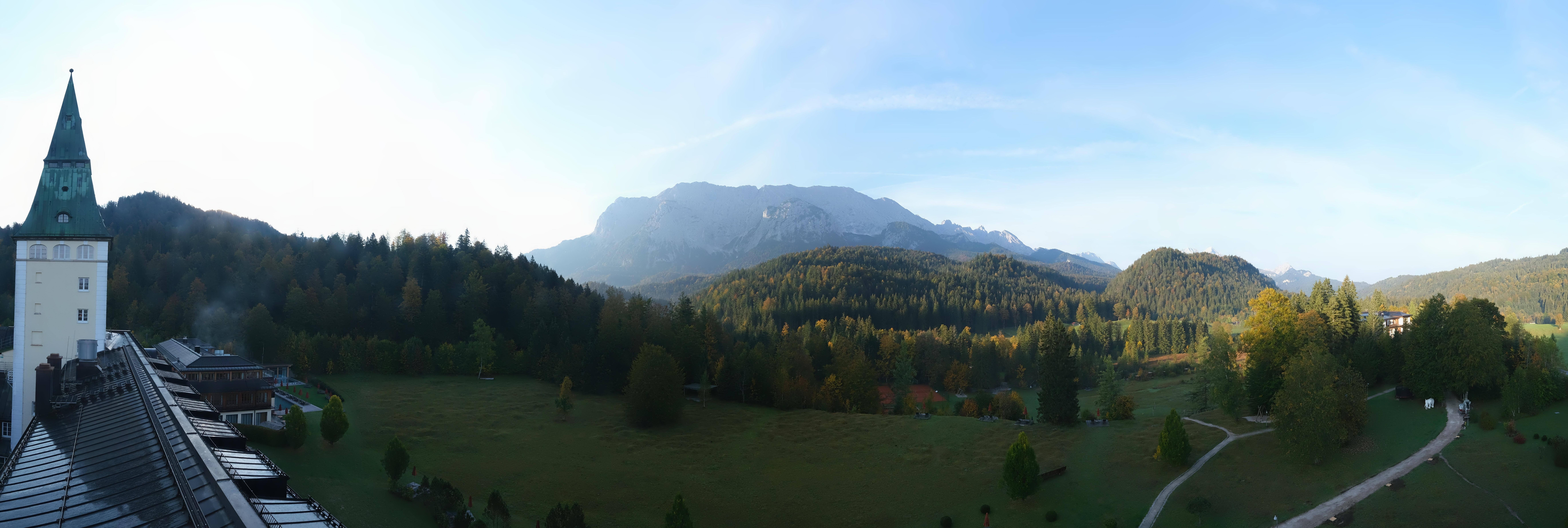 Archiv Foto Webcam Garmisch-Partenkirchen: Schloss Elmau