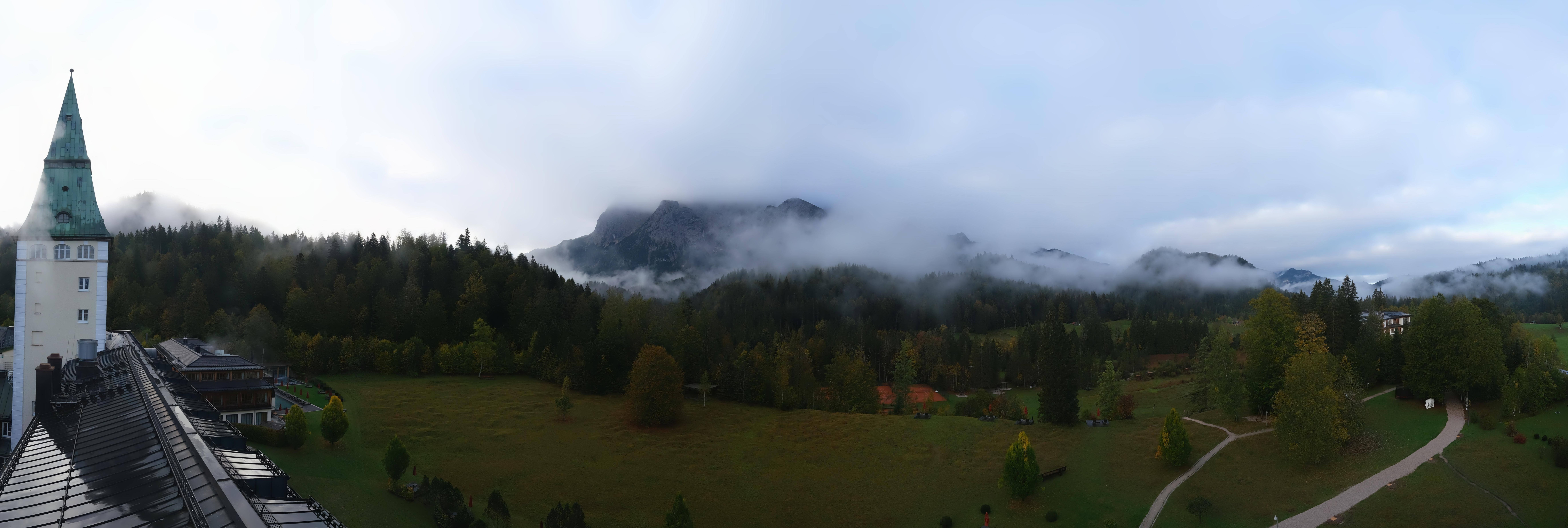 Archived image Webcam Schloss Elmau Luxury Spa Retreat