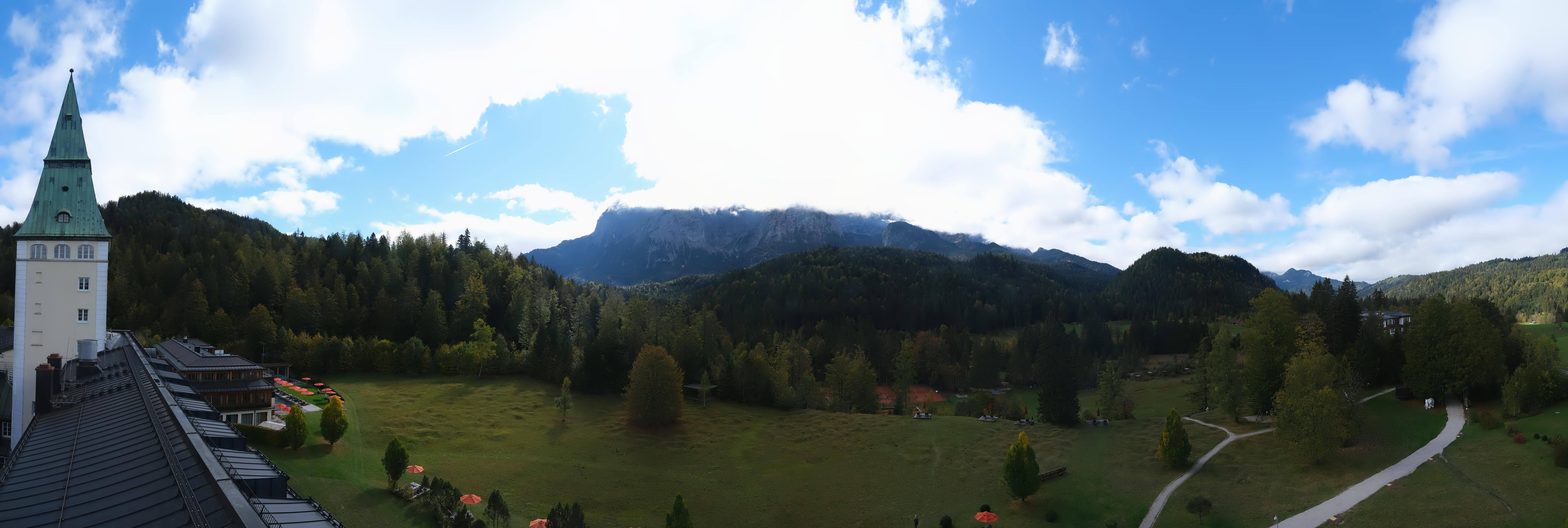 Archived image Webcam Schloss Elmau Luxury Spa Retreat