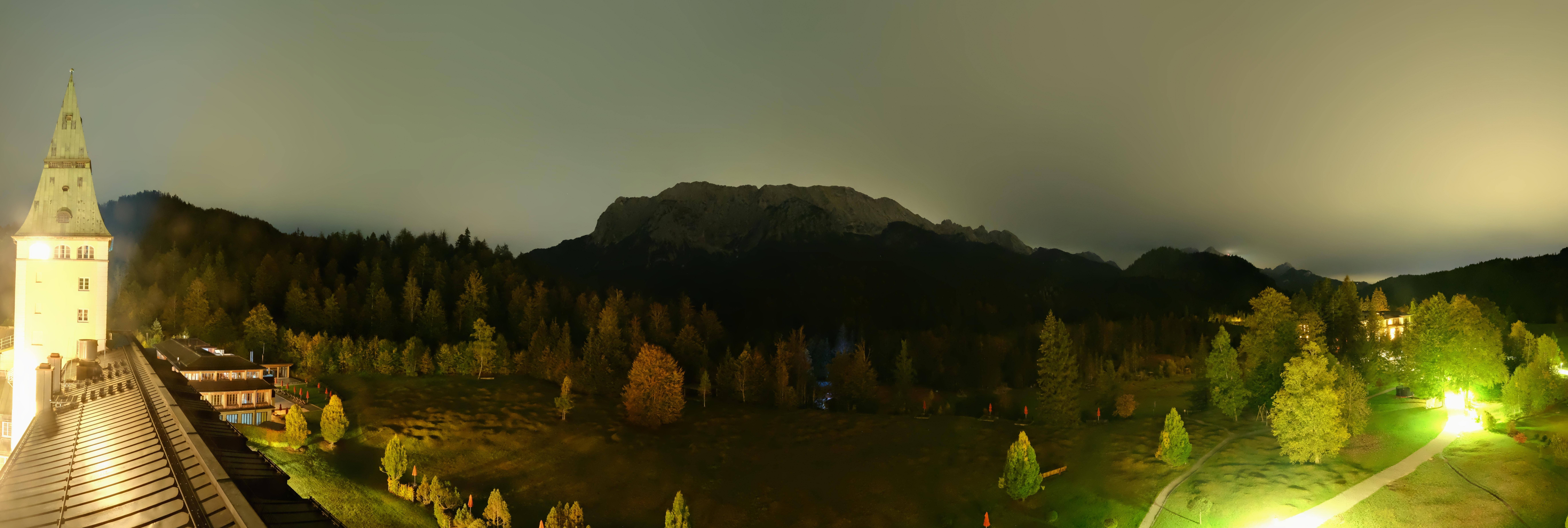 Archived image Webcam Schloss Elmau Luxury Spa Retreat