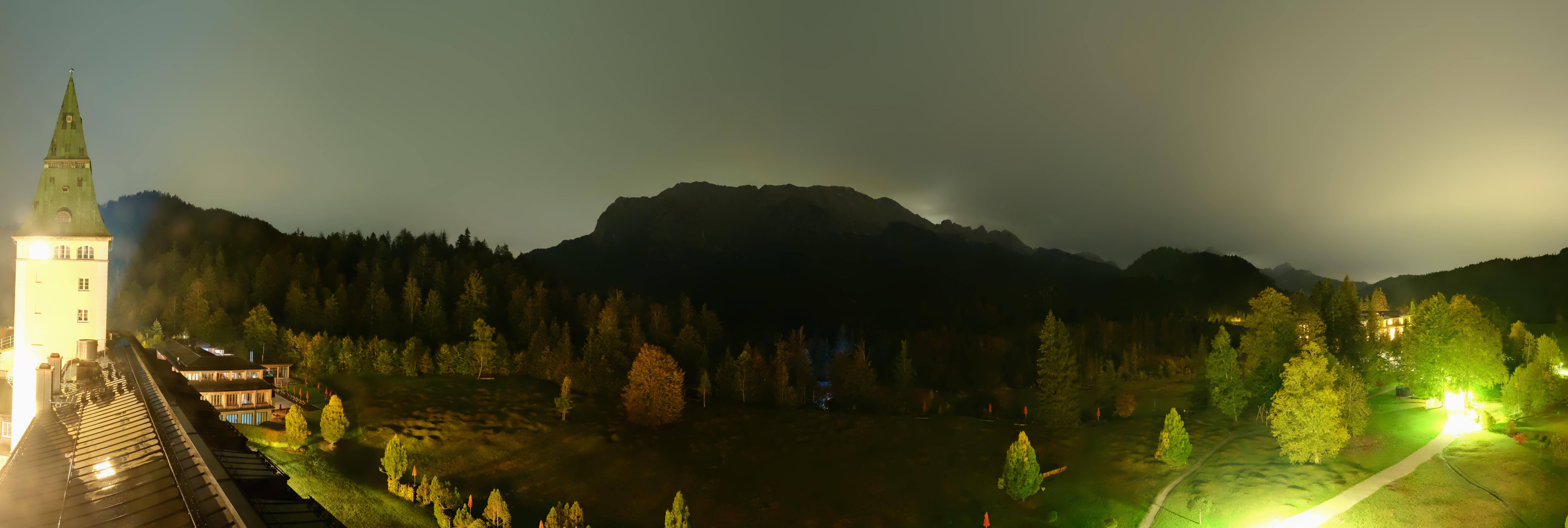 Archived image Webcam Schloss Elmau Luxury Spa Retreat