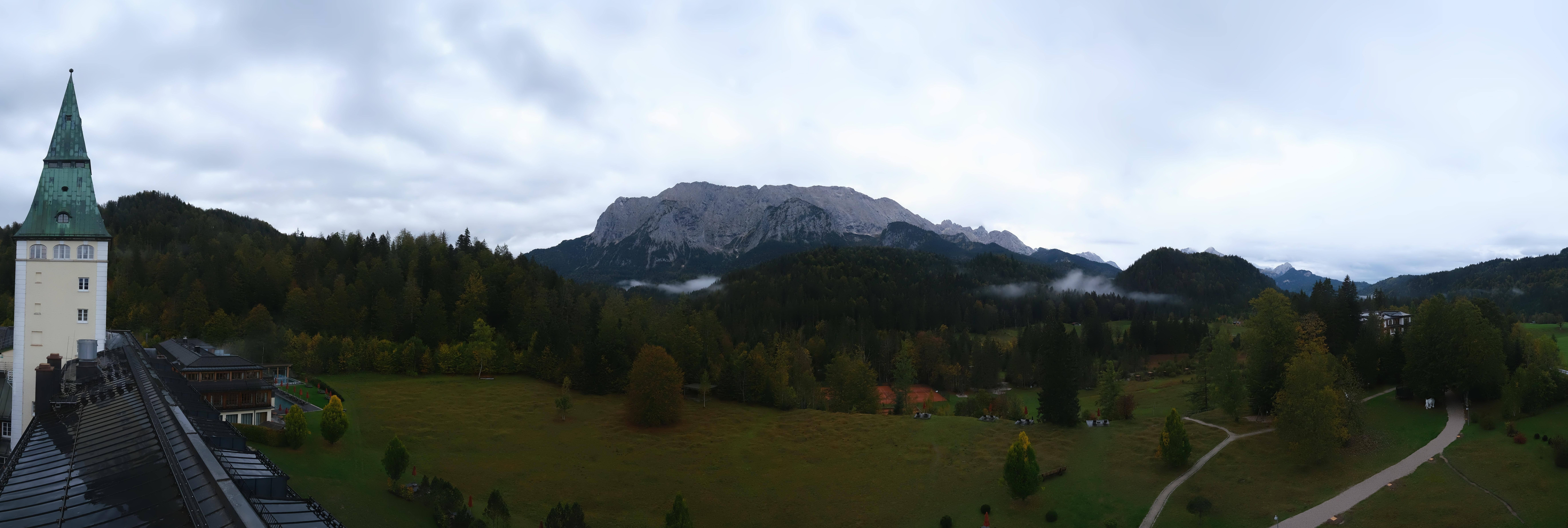 Archived image Webcam Schloss Elmau Luxury Spa Retreat
