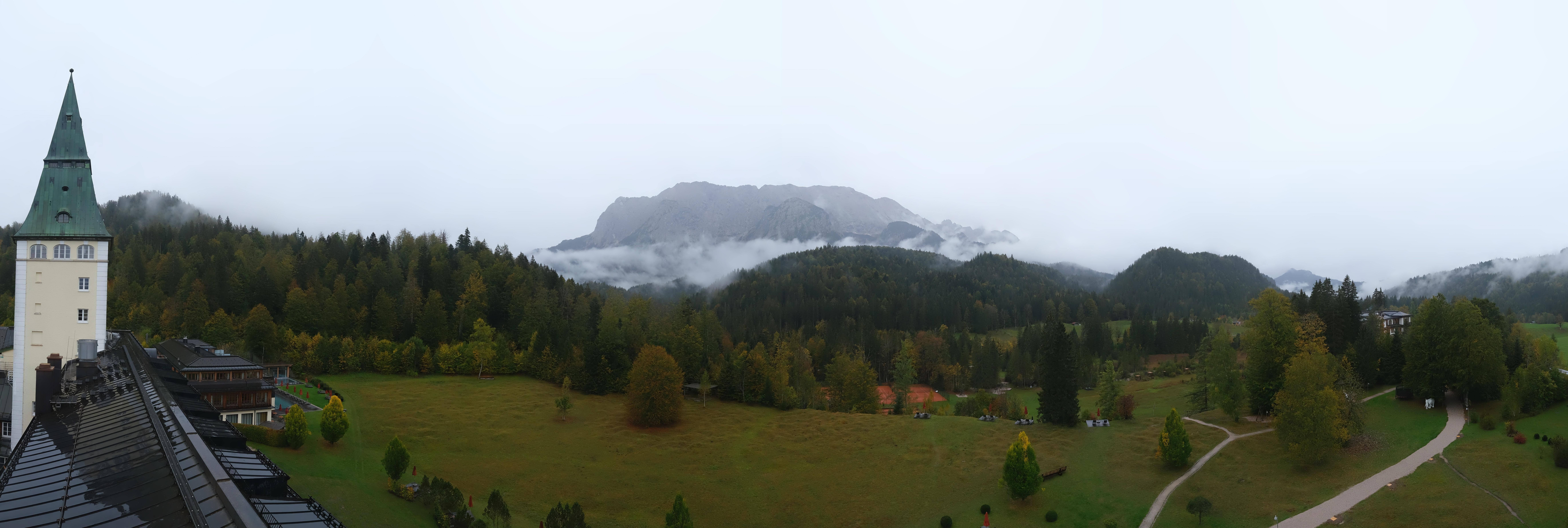 Archived image Webcam Schloss Elmau Luxury Spa Retreat