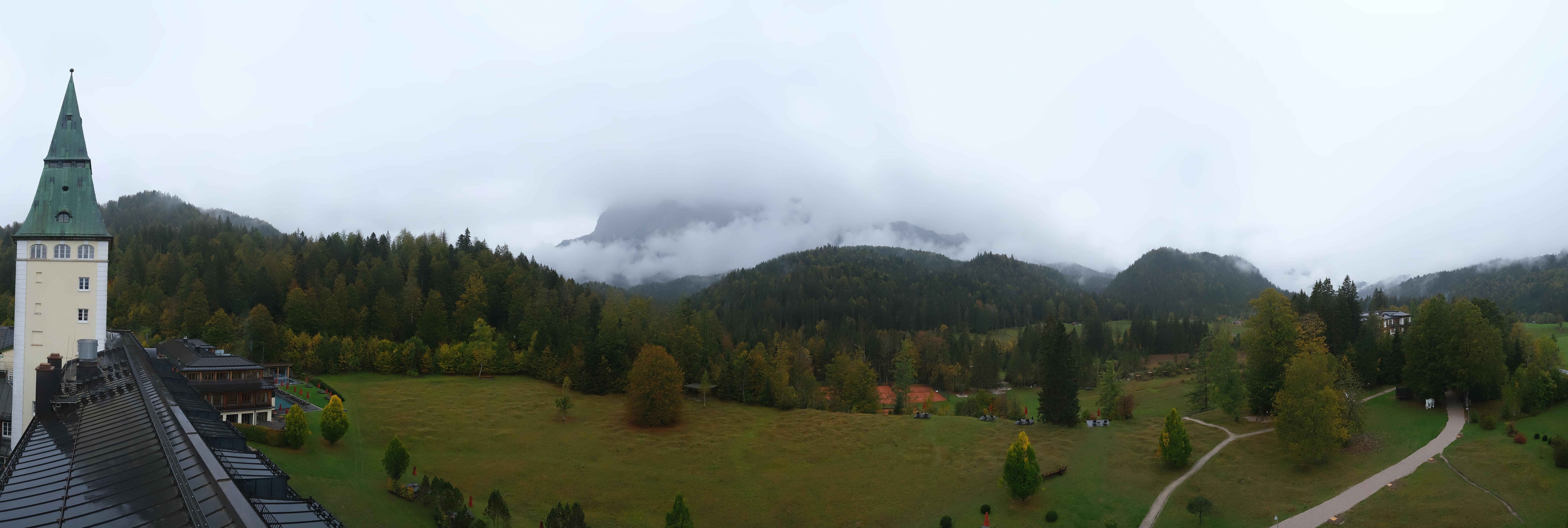 Archived image Webcam Schloss Elmau Luxury Spa Retreat