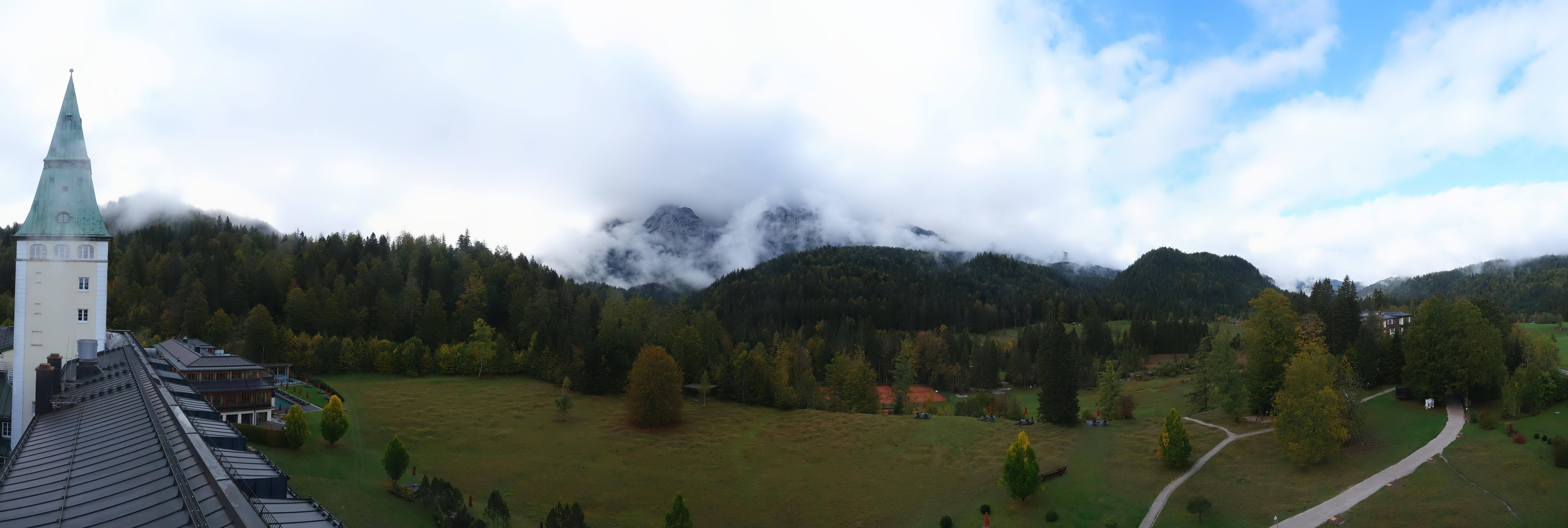 Archived image Webcam Schloss Elmau Luxury Spa Retreat