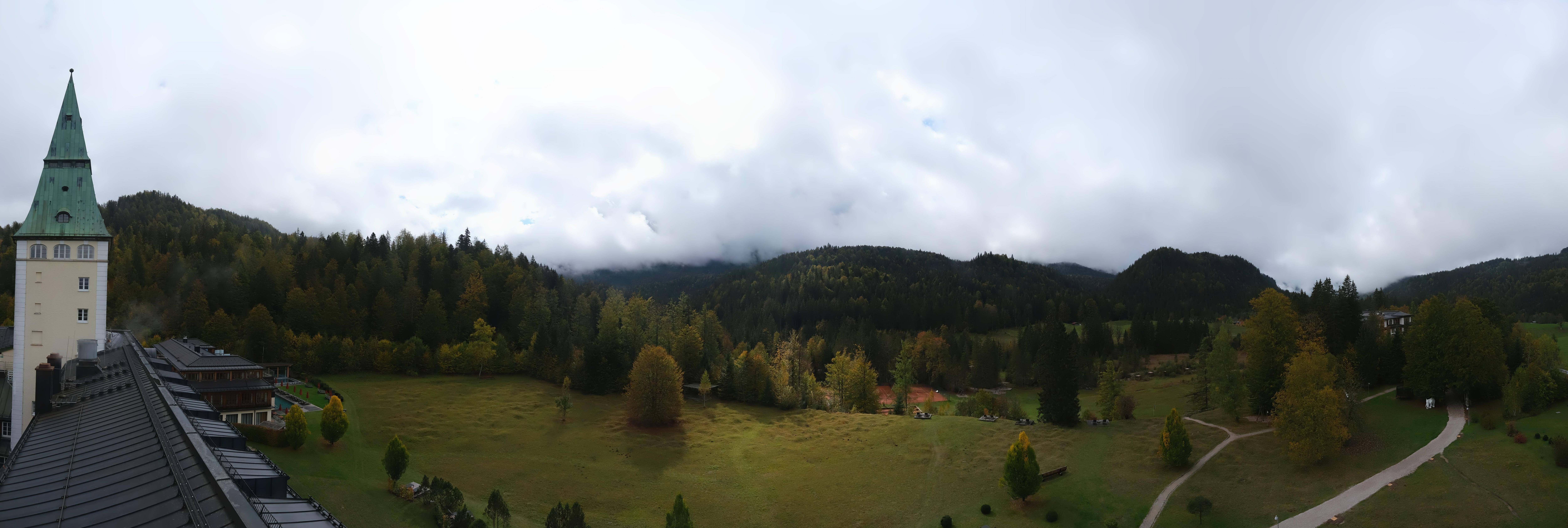 Archived image Webcam Schloss Elmau Luxury Spa Retreat