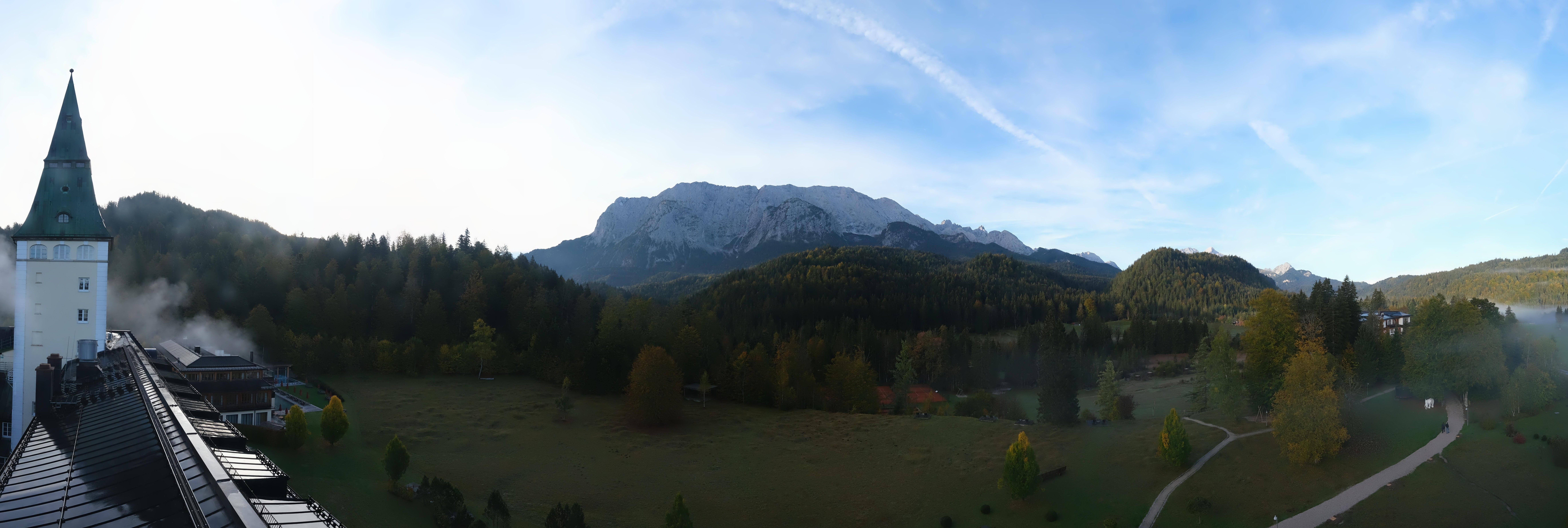 Archiv Foto Webcam Garmisch-Partenkirchen: Schloss Elmau