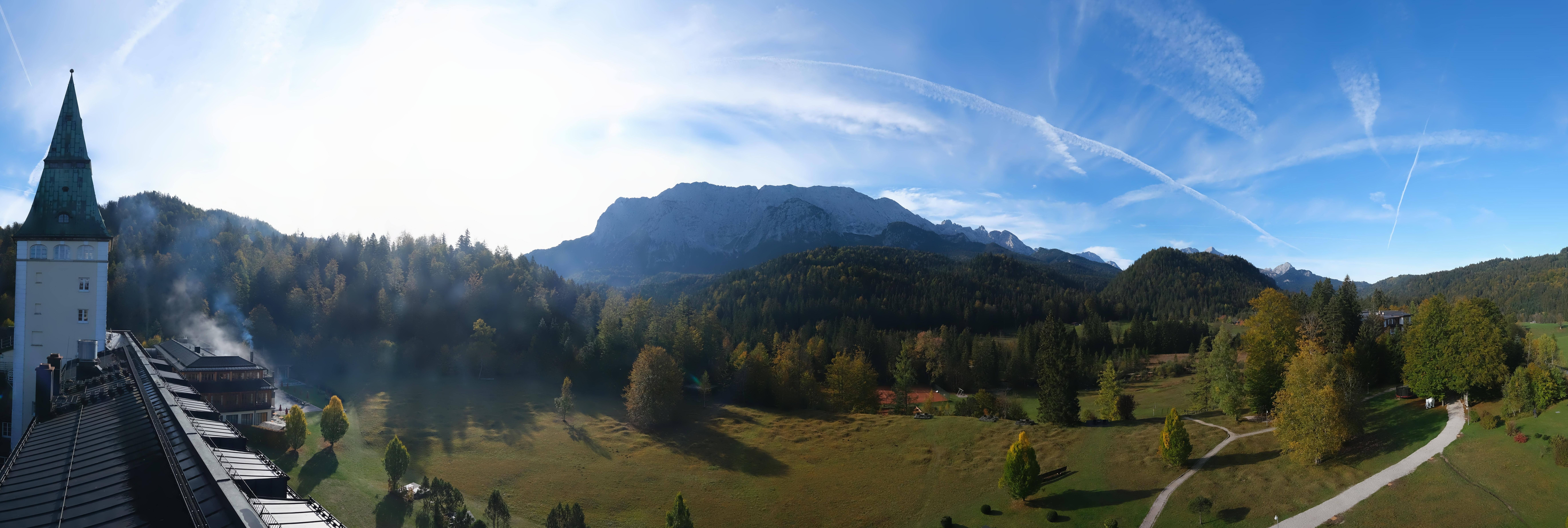 Archiv Foto Webcam Garmisch-Partenkirchen: Schloss Elmau