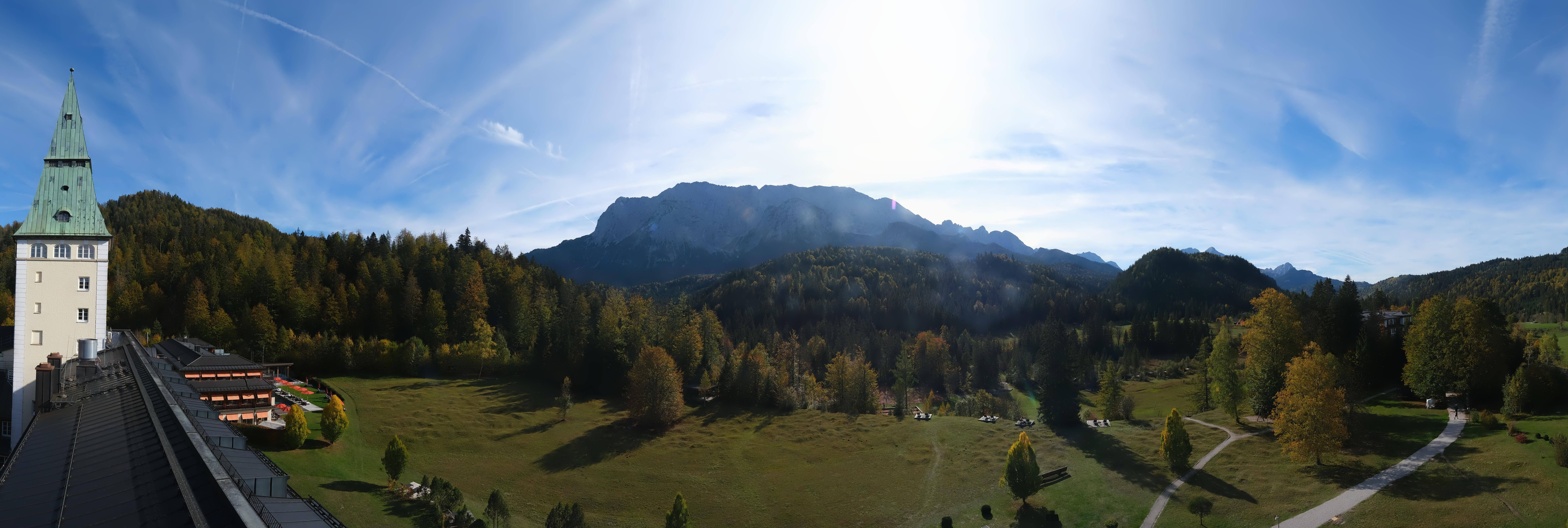 Archiv Foto Webcam Garmisch-Partenkirchen: Schloss Elmau