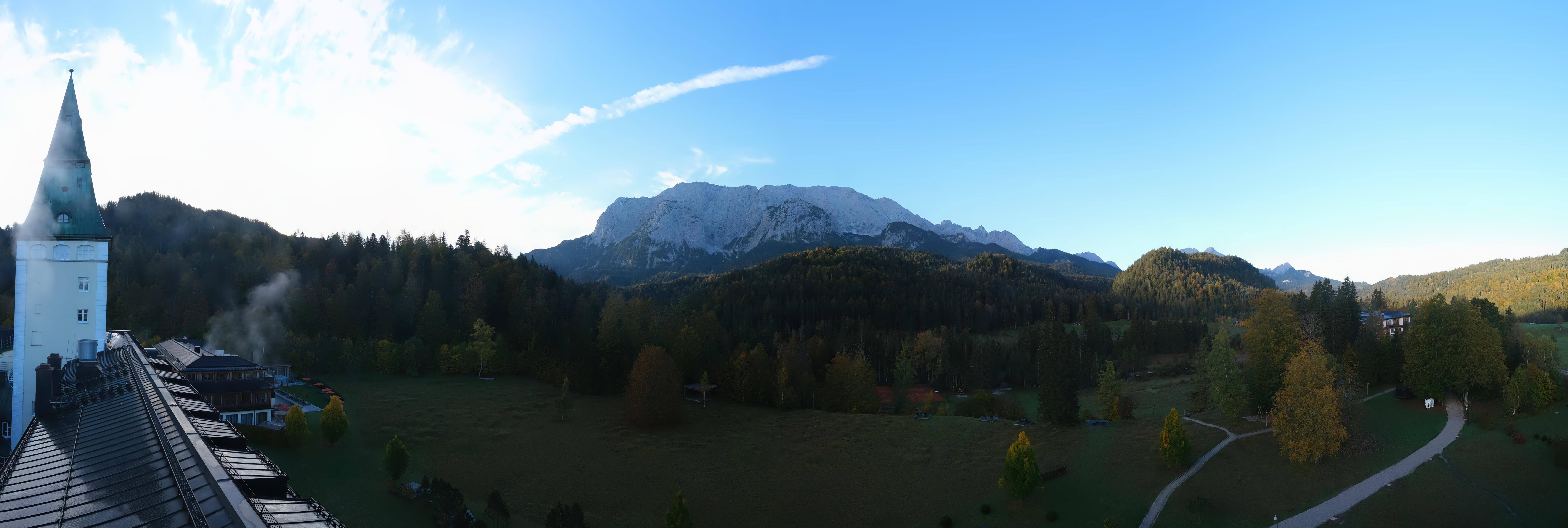 Archiv Foto Webcam Garmisch-Partenkirchen: Schloss Elmau