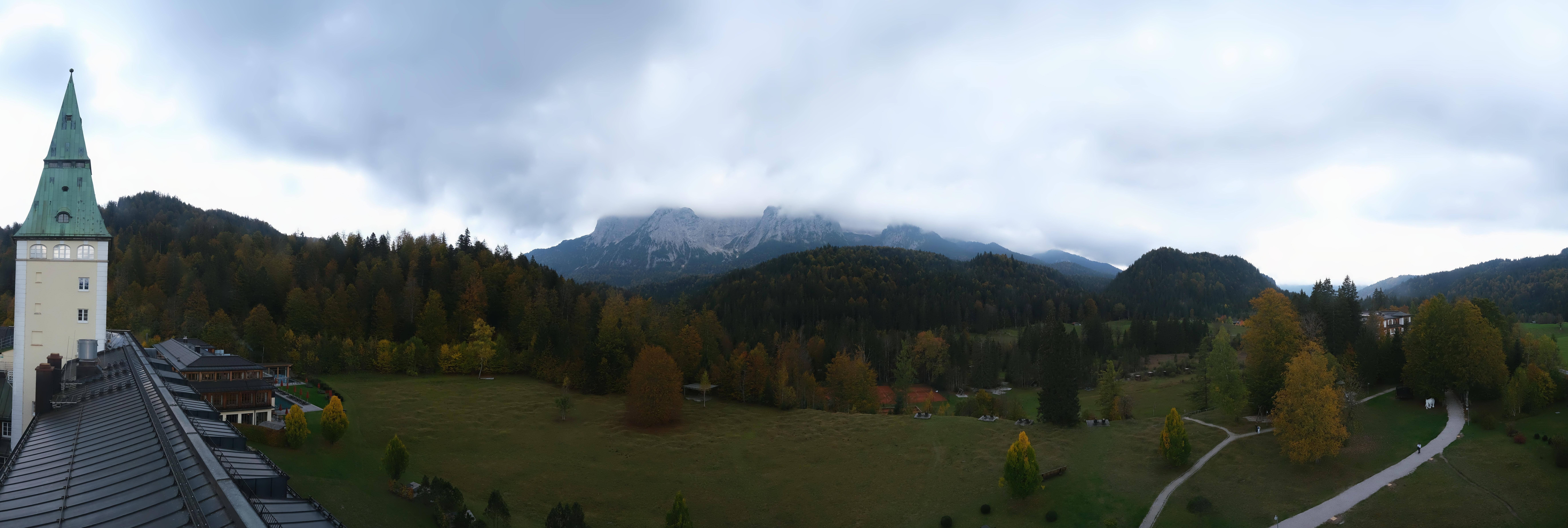 Archiv Foto Webcam Garmisch-Partenkirchen: Schloss Elmau