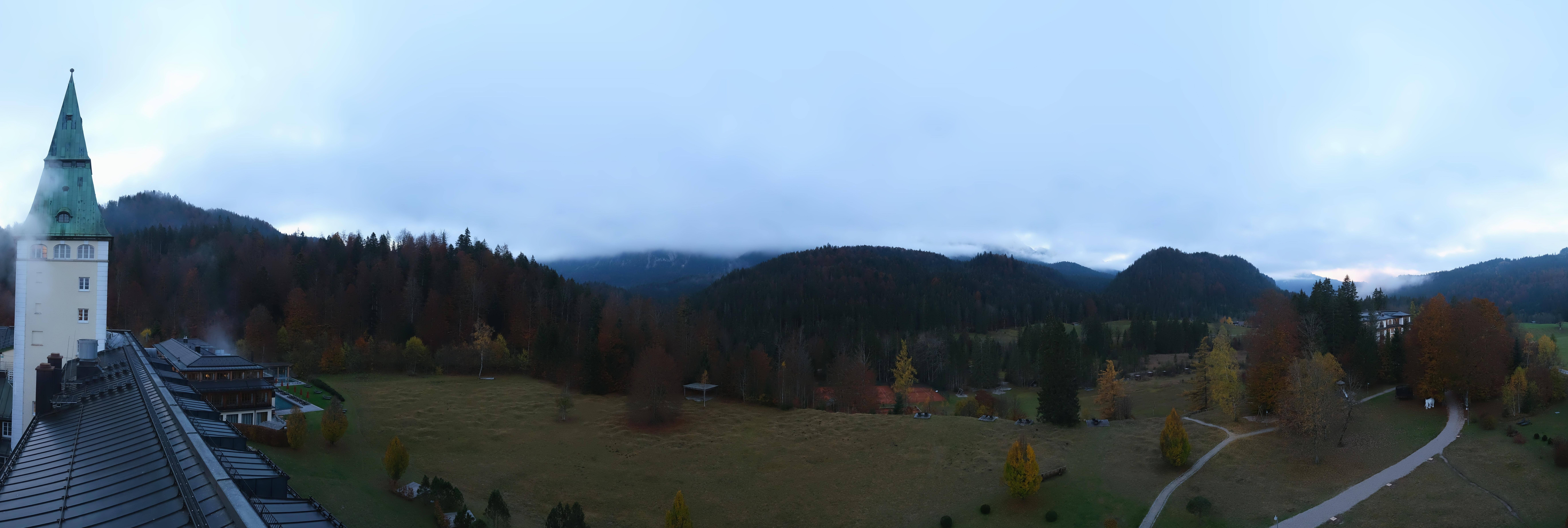 Archiv Foto Webcam Garmisch-Partenkirchen: Schloss Elmau