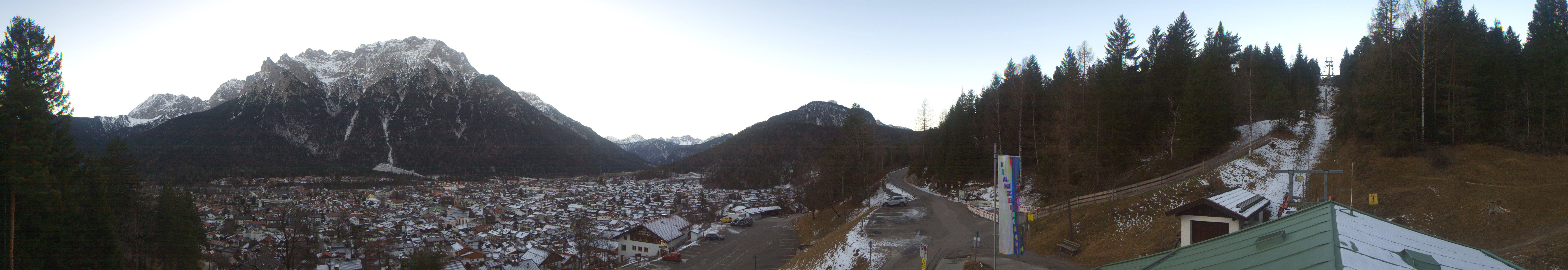 Archiv Foto Webcam Mittenwald Panoramablick