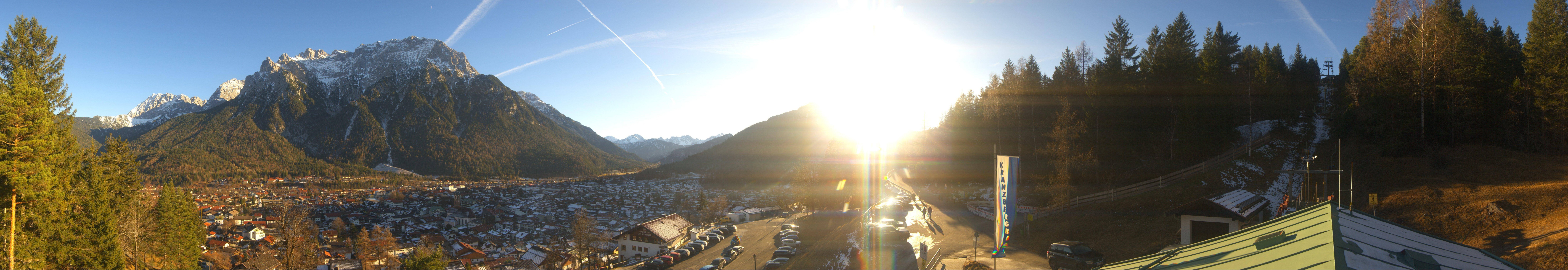 Archiv Foto Webcam Mittenwald Panoramablick