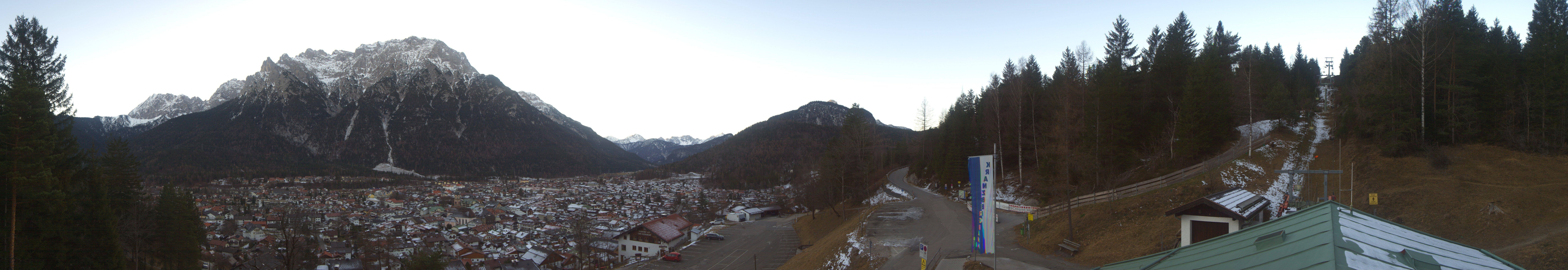 Archiv Foto Webcam Mittenwald Panoramablick