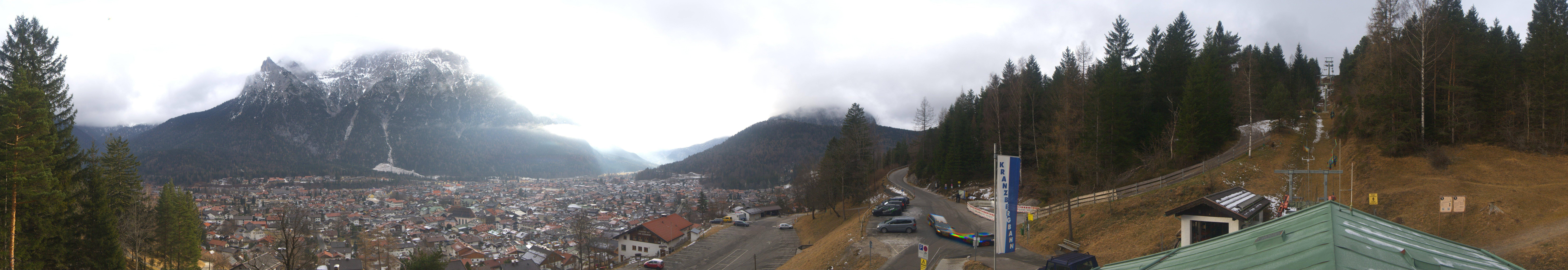 Archiv Foto Webcam Mittenwald Panoramablick