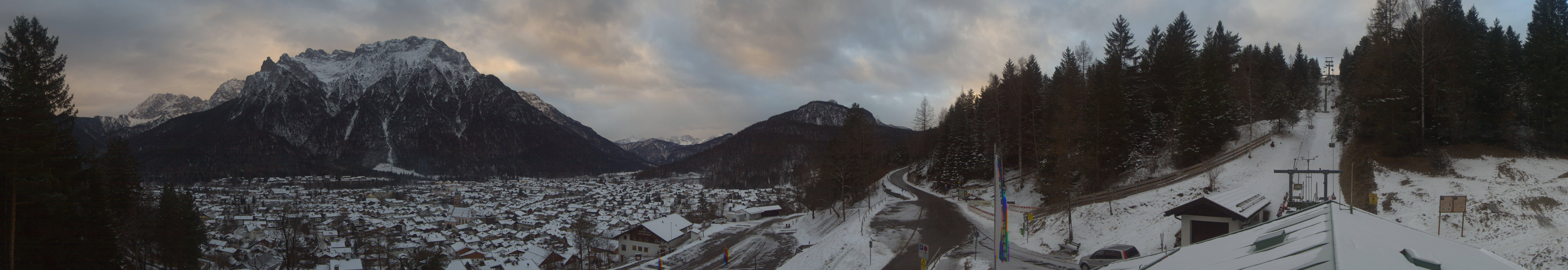 Archiv Foto Webcam Mittenwald Panoramablick