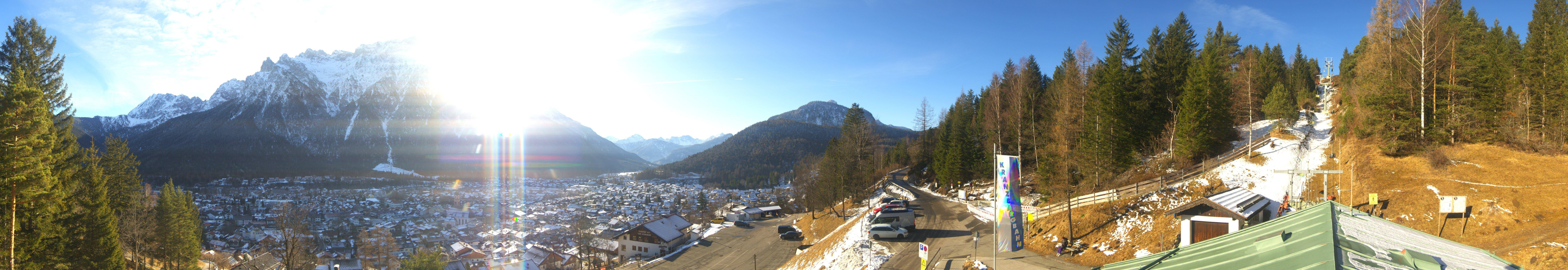 Archiv Foto Webcam Mittenwald Panoramablick