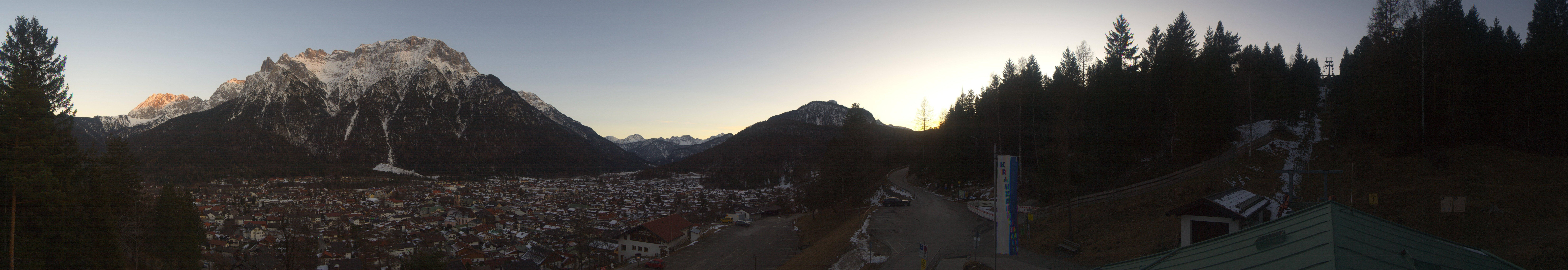 Archiv Foto Webcam Mittenwald Panoramablick