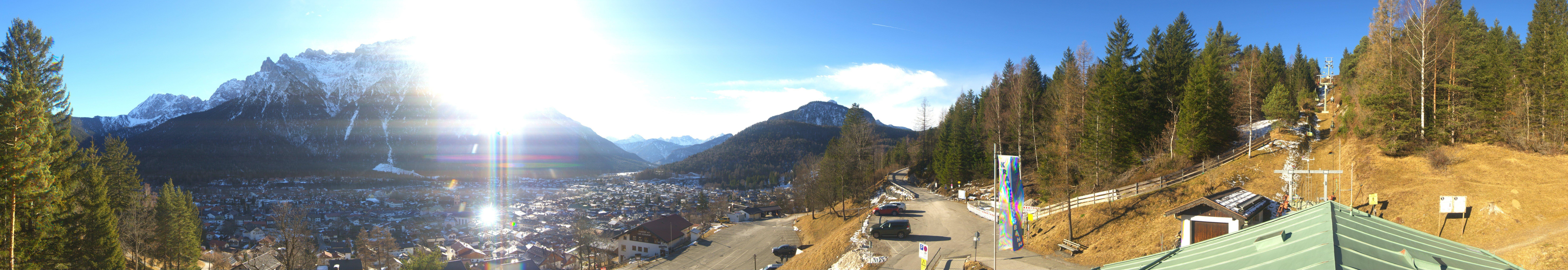 Archiv Foto Webcam Mittenwald Panoramablick