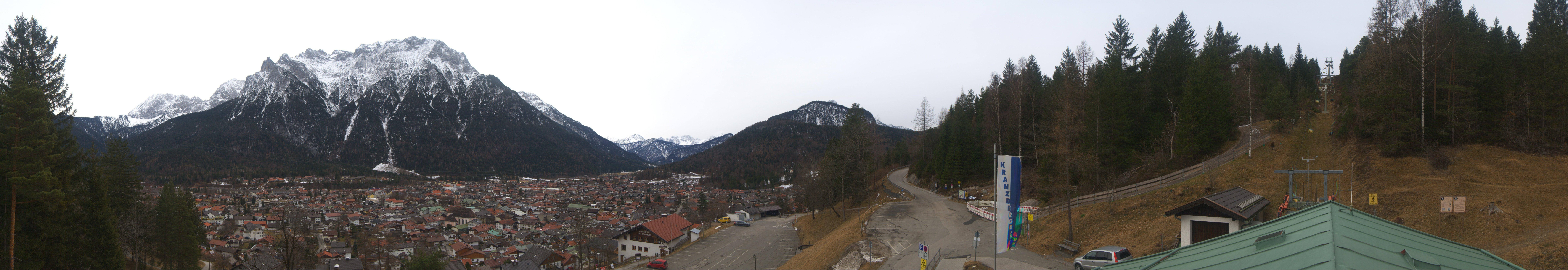 Archiv Foto Webcam Mittenwald Panoramablick