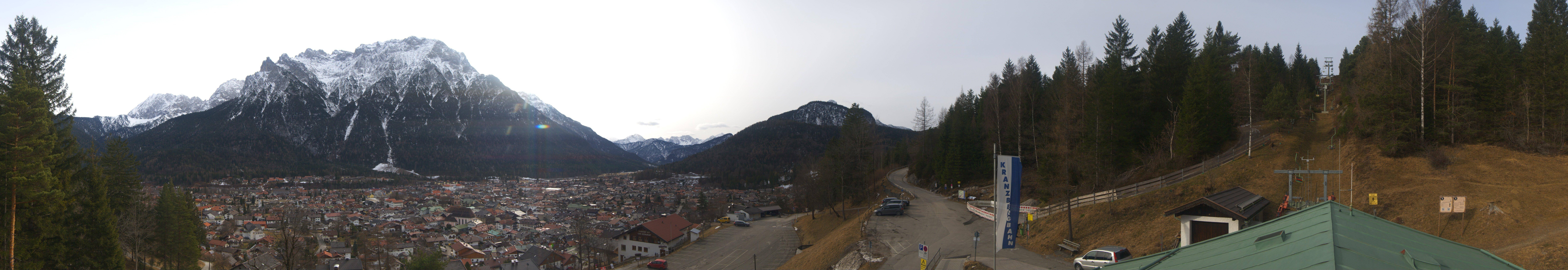 Archiv Foto Webcam Mittenwald Panoramablick