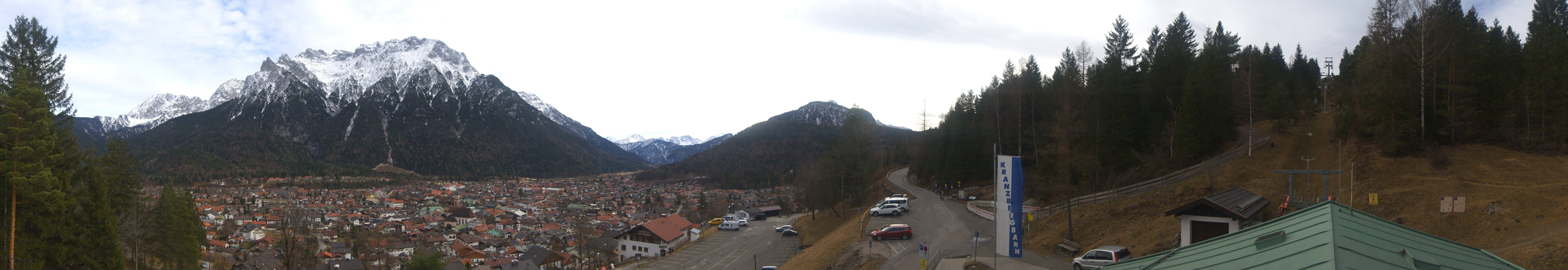 Archiv Foto Webcam Mittenwald Panoramablick