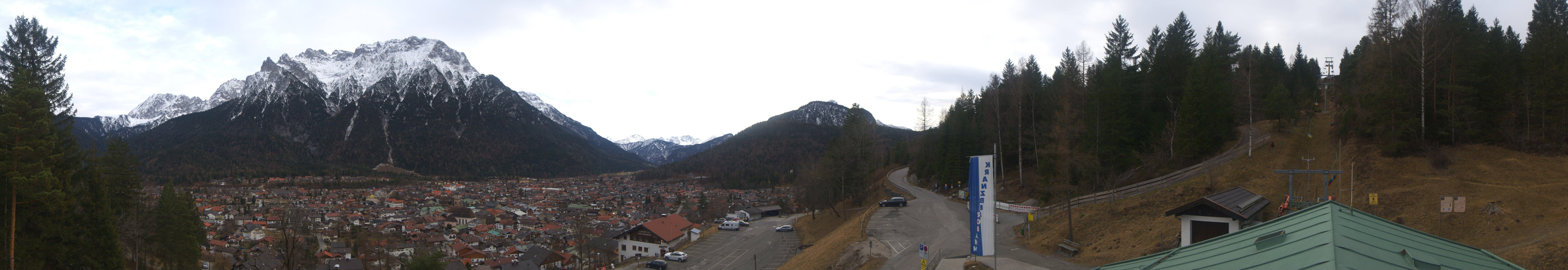 Archiv Foto Webcam Mittenwald Panoramablick
