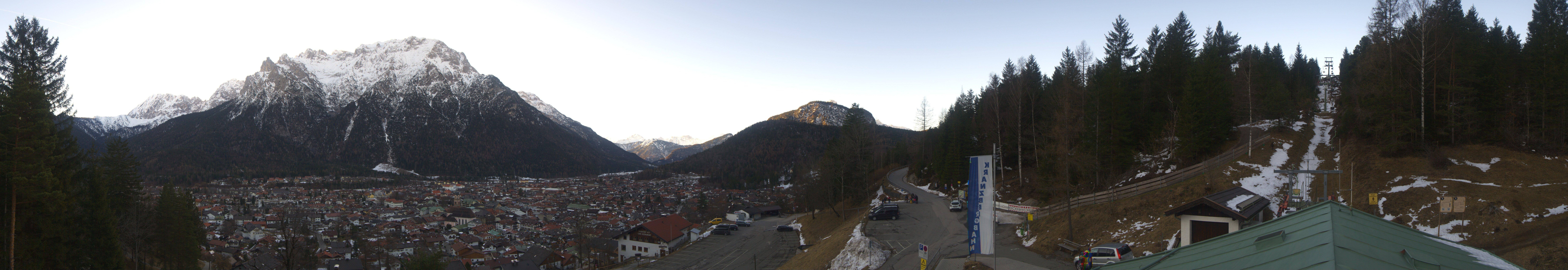 Archived image Webcam Mittenwald Panoramic view